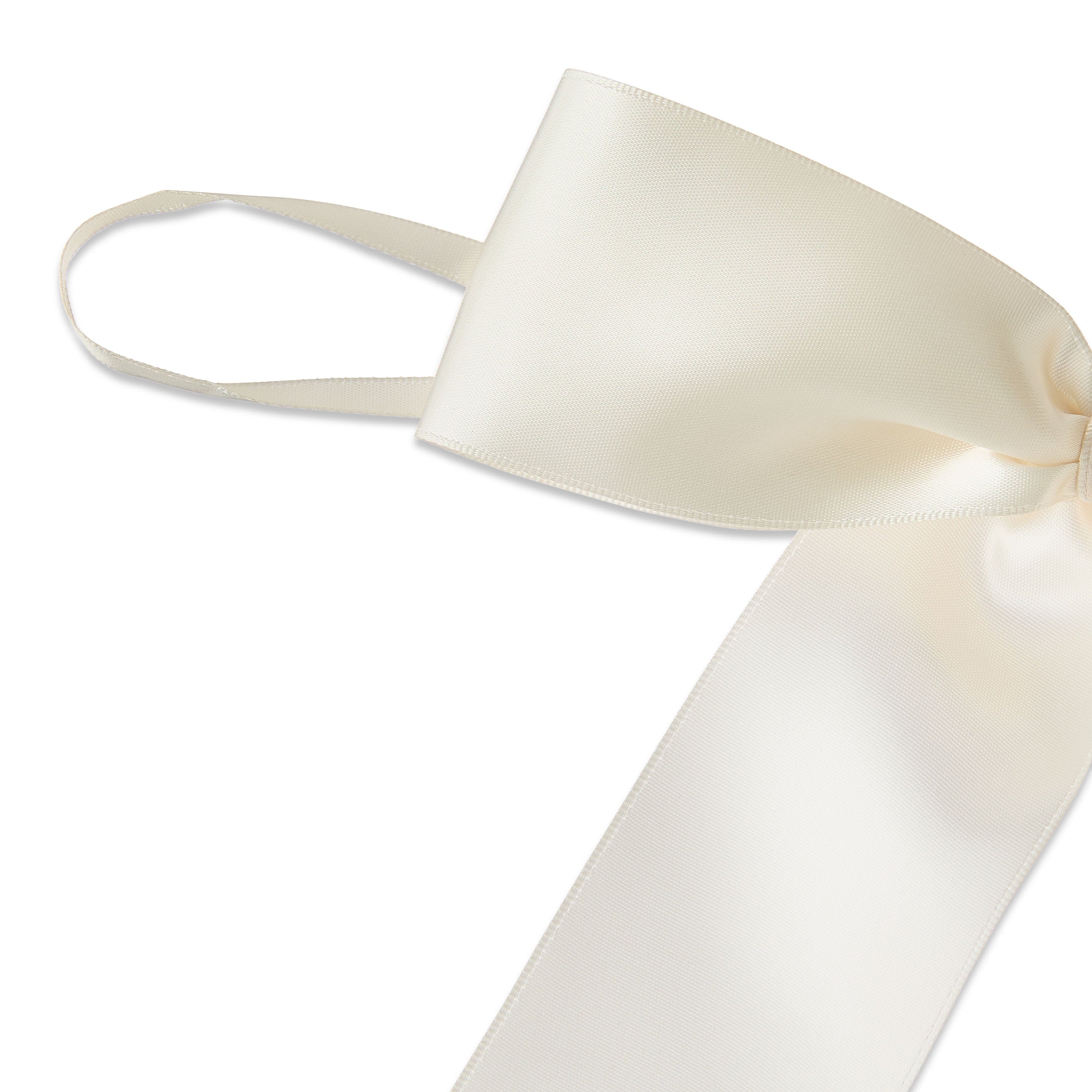 Satin Bow Garland, Cream, 6', Easter by Way To Celebrate