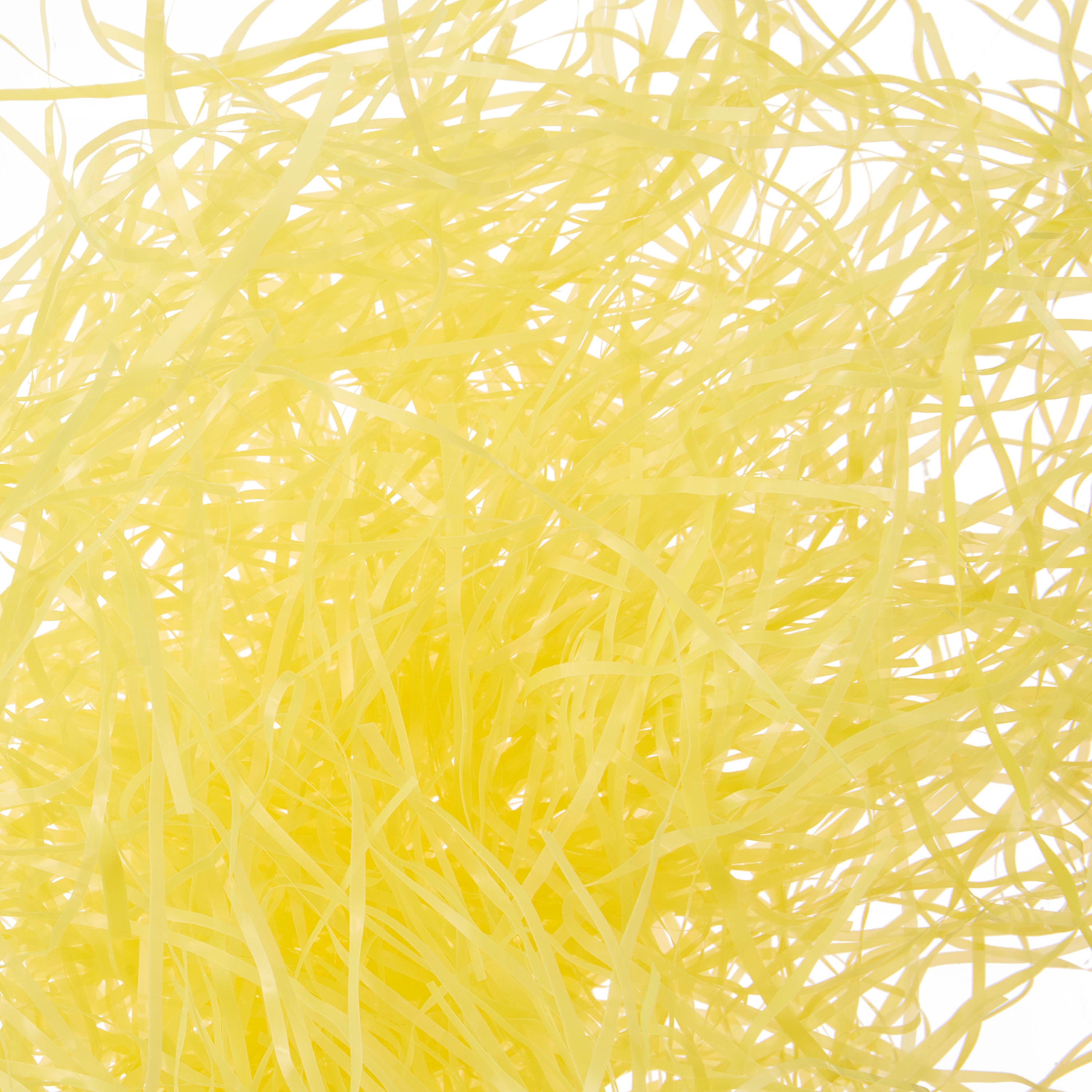 Easter Unlimited Chocolate Scented Plastic Easter Grass, Yellow, 3 oz.