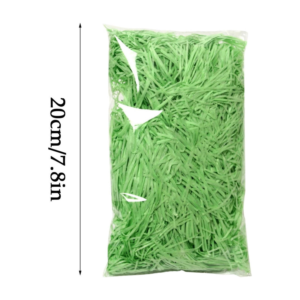 Easter Wavy Shredded Paper Fillers, 200G Sky Blue Crinkle Paper Stuffing, decorative Grass Paper Cushioning with Soft Textured Strands for Gift Box Lining, Easter Basket Filling,
