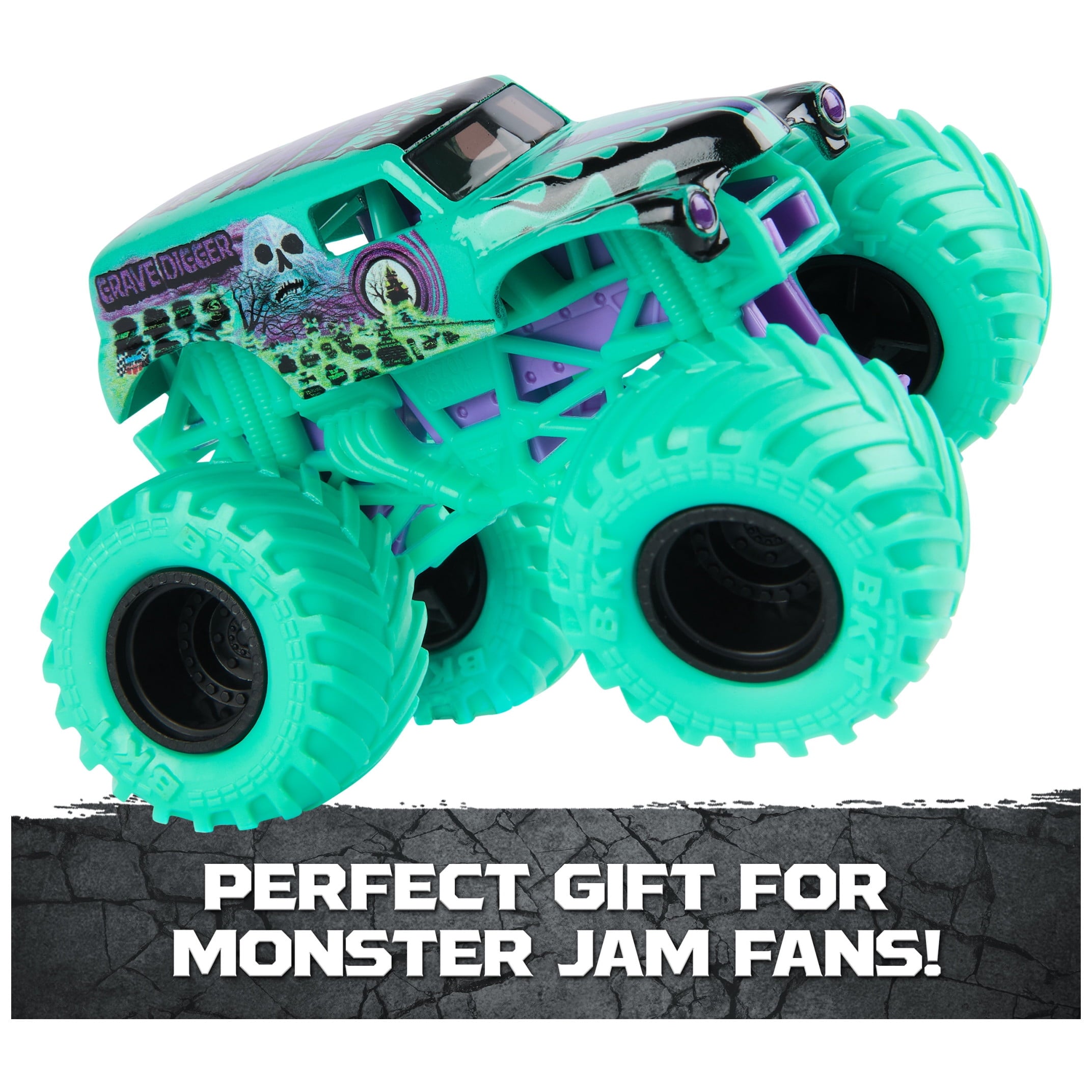 Monster Jam, Official Grave Digger Monster Truck, Die-Cast Vehicle, 1:64 Scale, Kids Toys for Boys Ages 3 and up