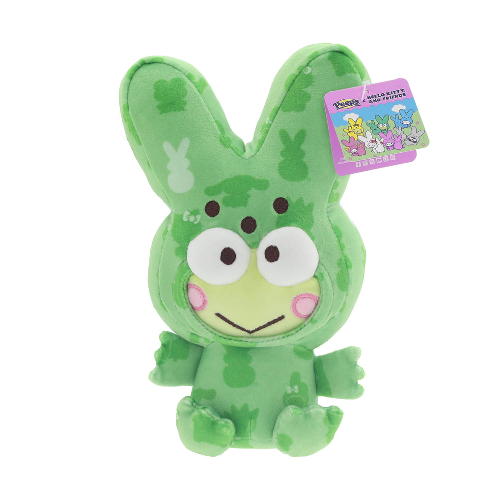 Sanrio® Keroppi™ x PEEPS® Bunny 9-Inch Plush Stuffed Toy for Easter