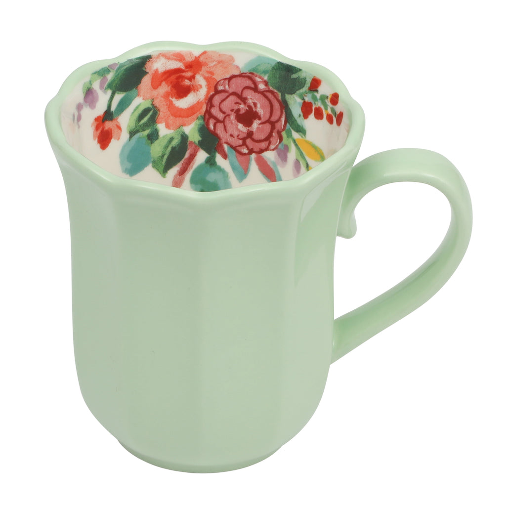 (2 pack) The Pioneer Woman Painted Meadows Mug, 15 oz