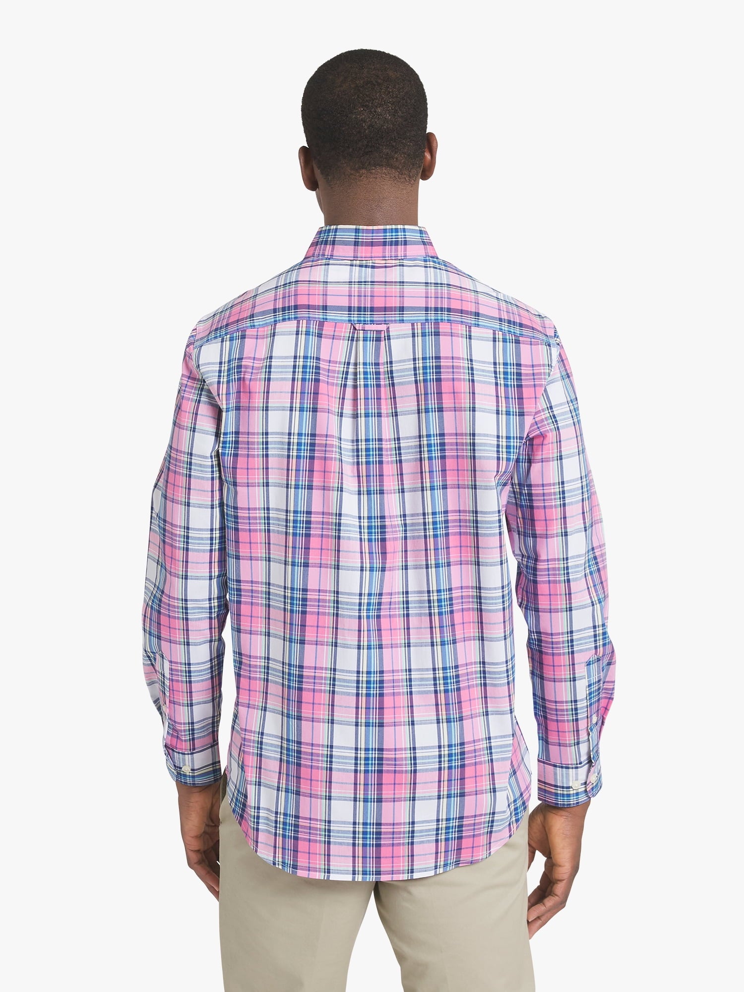 Chaps Men's & Big Men's Long Sleeve Easy Care Stretch Poplin Shirt, Sizes S-3XL