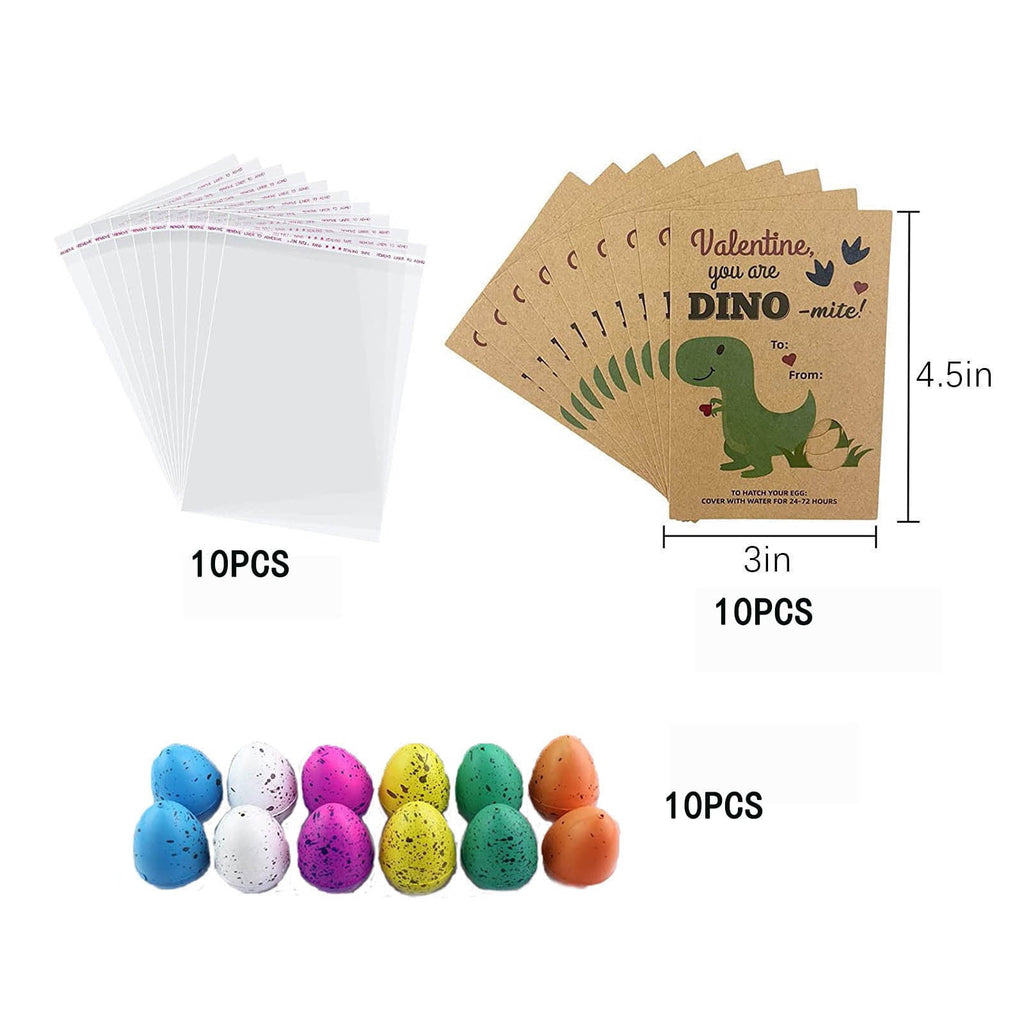 Tyidzon 10 Pcs Hatching Dinosaur Eggs, Easter Eggs Filled Toys for Kids, Dinosaur Toys Gifts for Easter Basket Stuffers, Egg Hunt Fillers and Party Favors