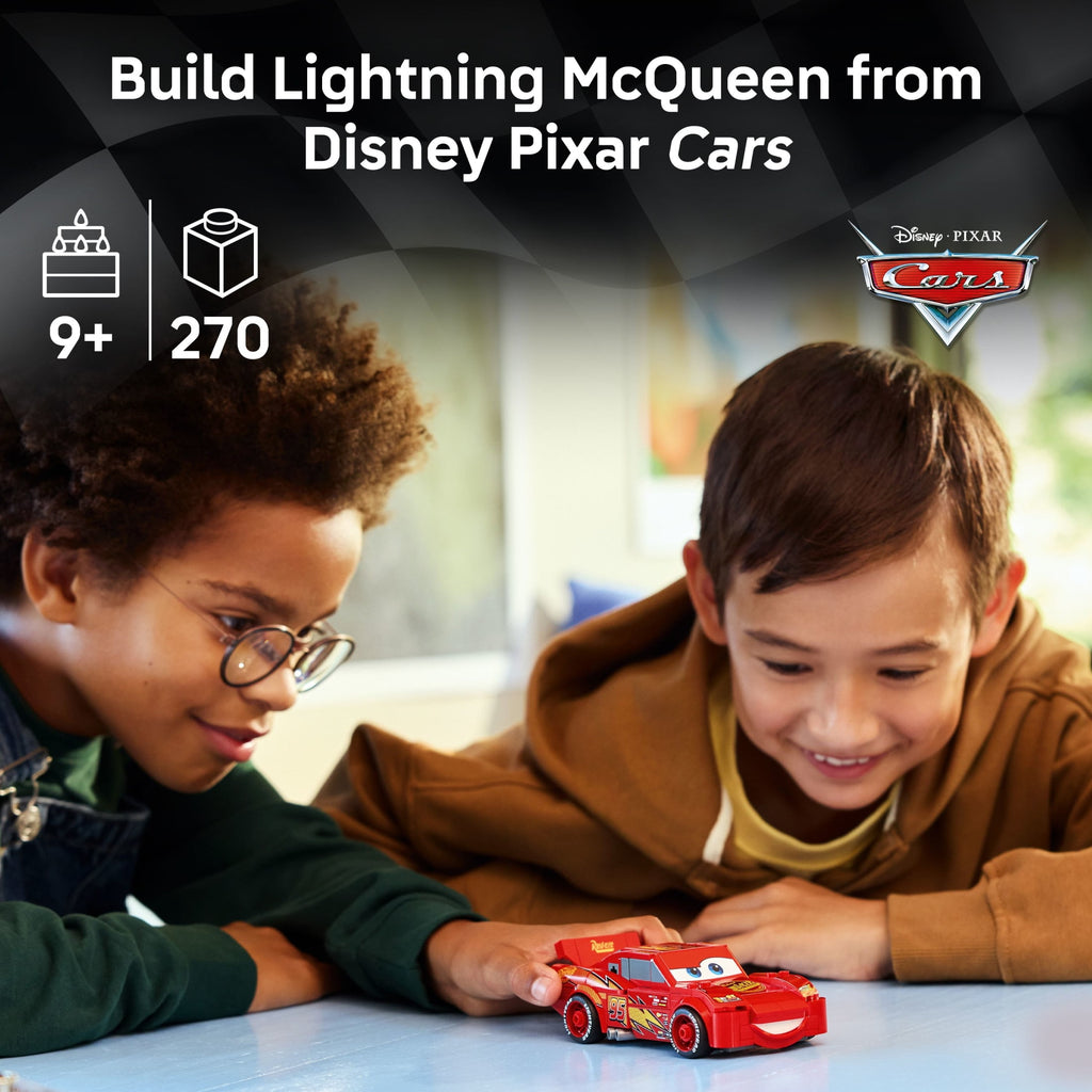 LEGO Speed Champions Lightning McQueen - Building Toy for Boys & Girls, Ages 9+ - Easter Basket Stuffer for Kids - Disney Pixar Cars Toy - 77255