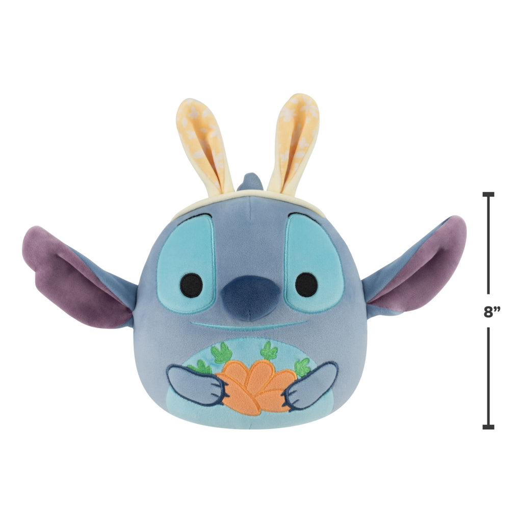 Squishmallows Official 8 inch Disney Easter - Stitch Holding Carrots - Child's Ultra Soft Plush Toy