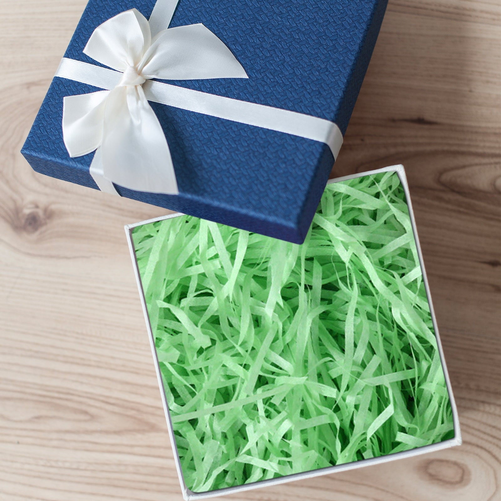 Raffia Paper with Gift Box 7 Oz Easter Grass Basket Filler Easter Basket Grass Shredded Paper Fake Grass For Box Basket Filling Wrapping Party Supplies
