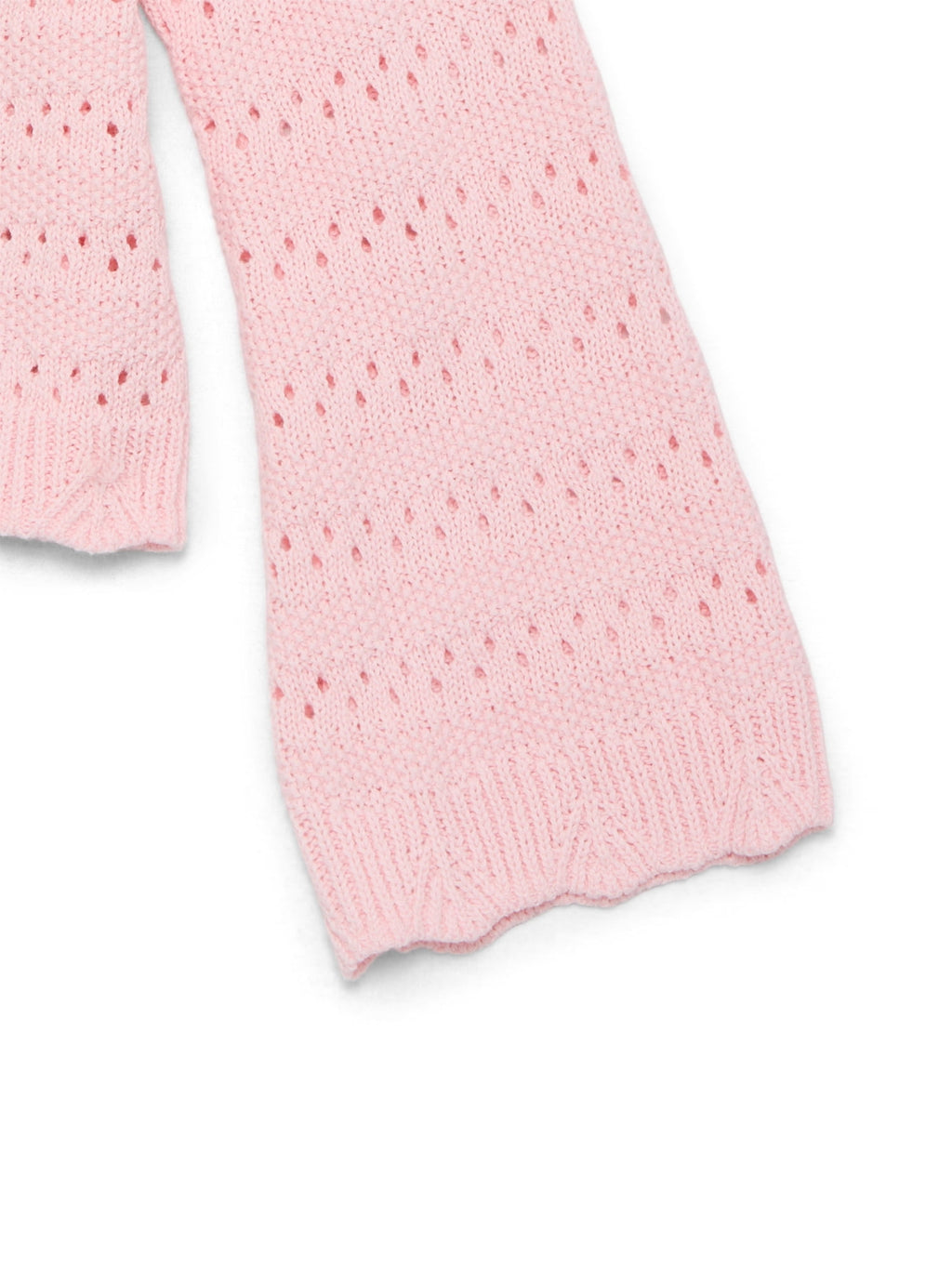 Wonder Nation Girls Pointelle Sweater with Long Sleeves, Sizes 4-18 & Plus
