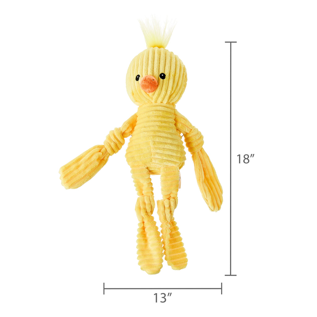 Vibrant Life Cord Easter Chick Dog Toy, Yellow