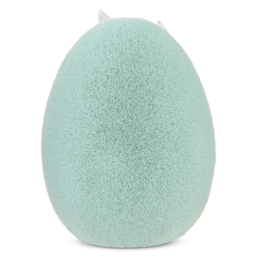 Bunny with Flocked Egg Tabletop Decoration, Green and White, 4", Easter by Way To Celebrate