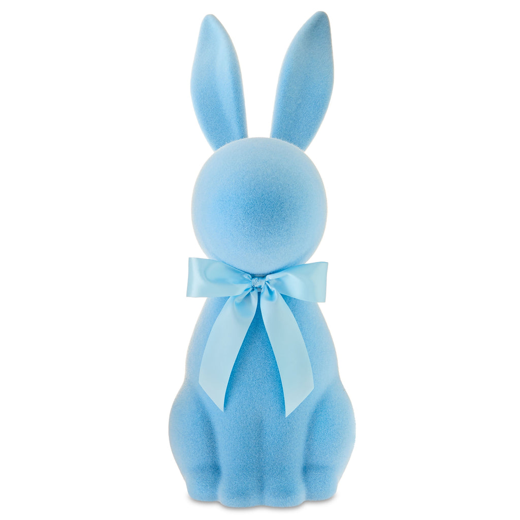 Flocked Bunny Tabletop Decoration, Blue, 27", Easter by Way To Celebrate
