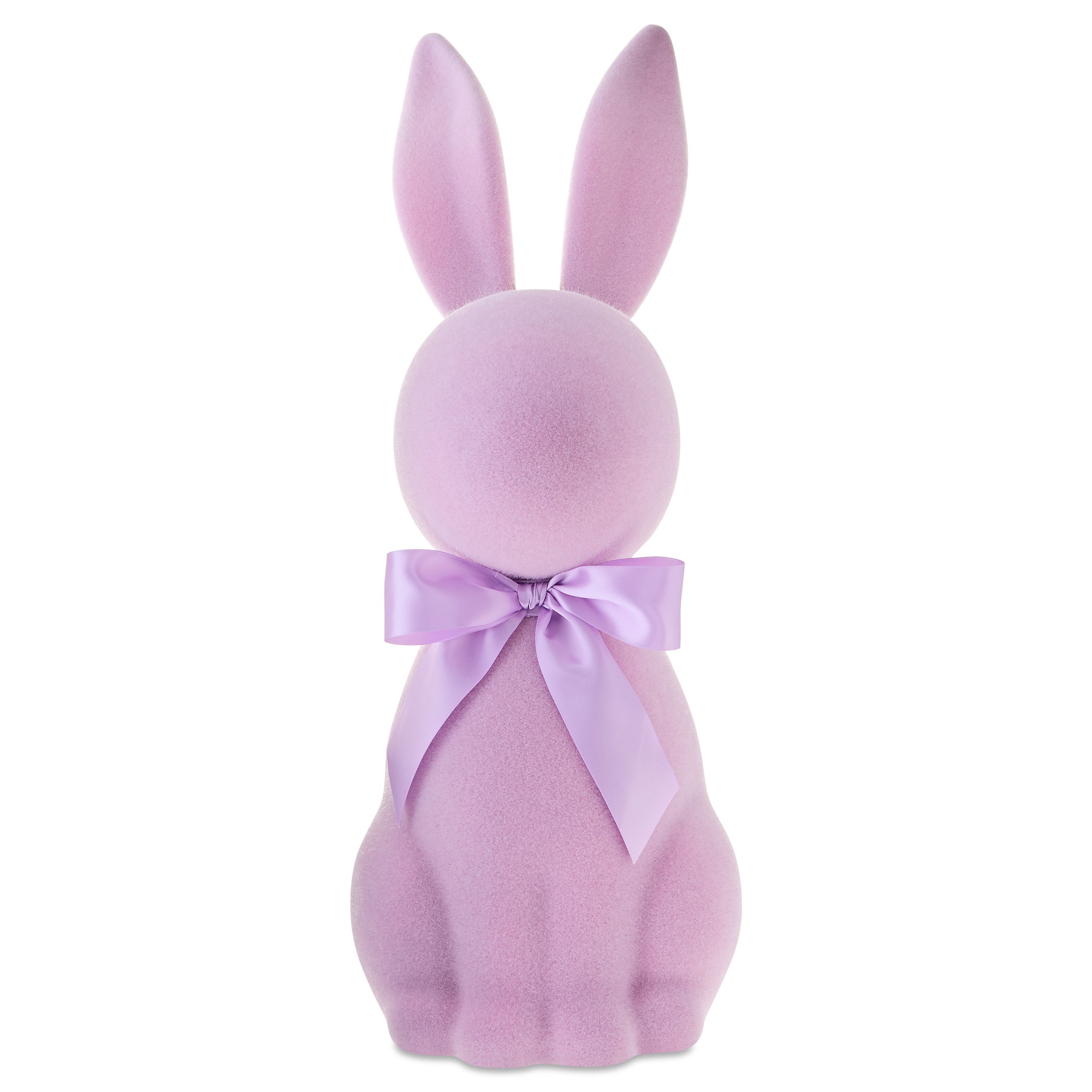 Flocked Bunny Tabletop Decoration, Purple, 27", Easter by Way To Celebrate