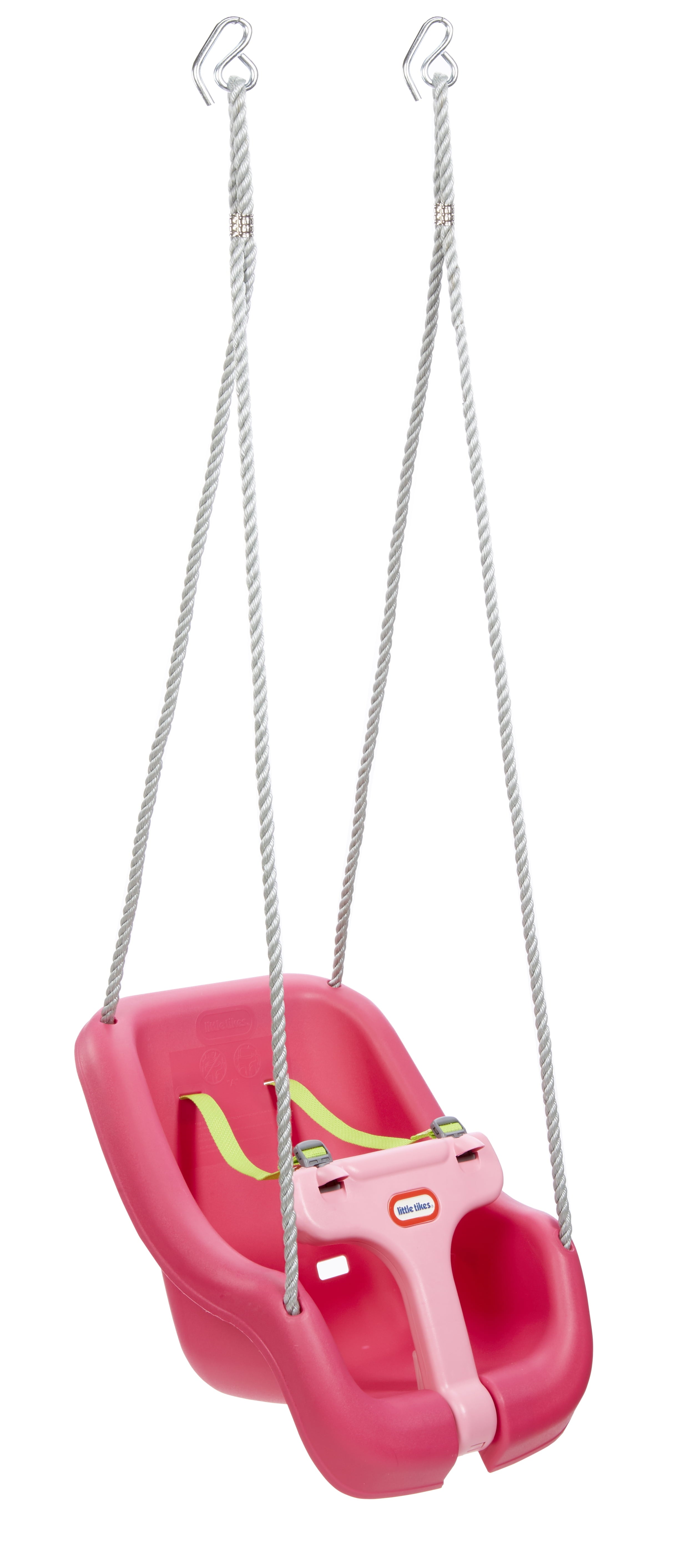 Little Tikes 2-in-1 Snug and Secure Swing, High Back Swing, Magenta