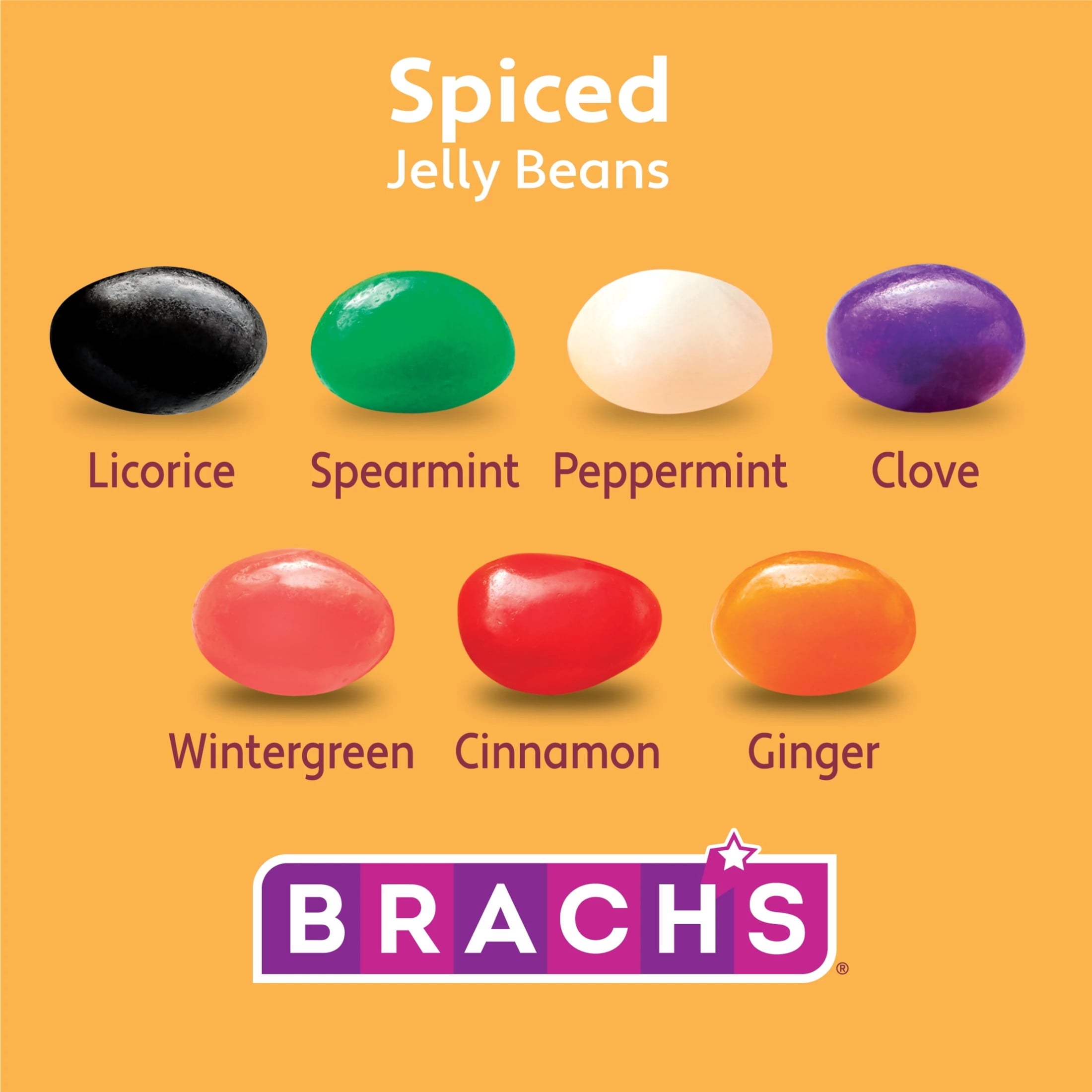 Brach's Spiced Jelly Bean, Easter Candy, Easter Basket Stuffers, 7oz