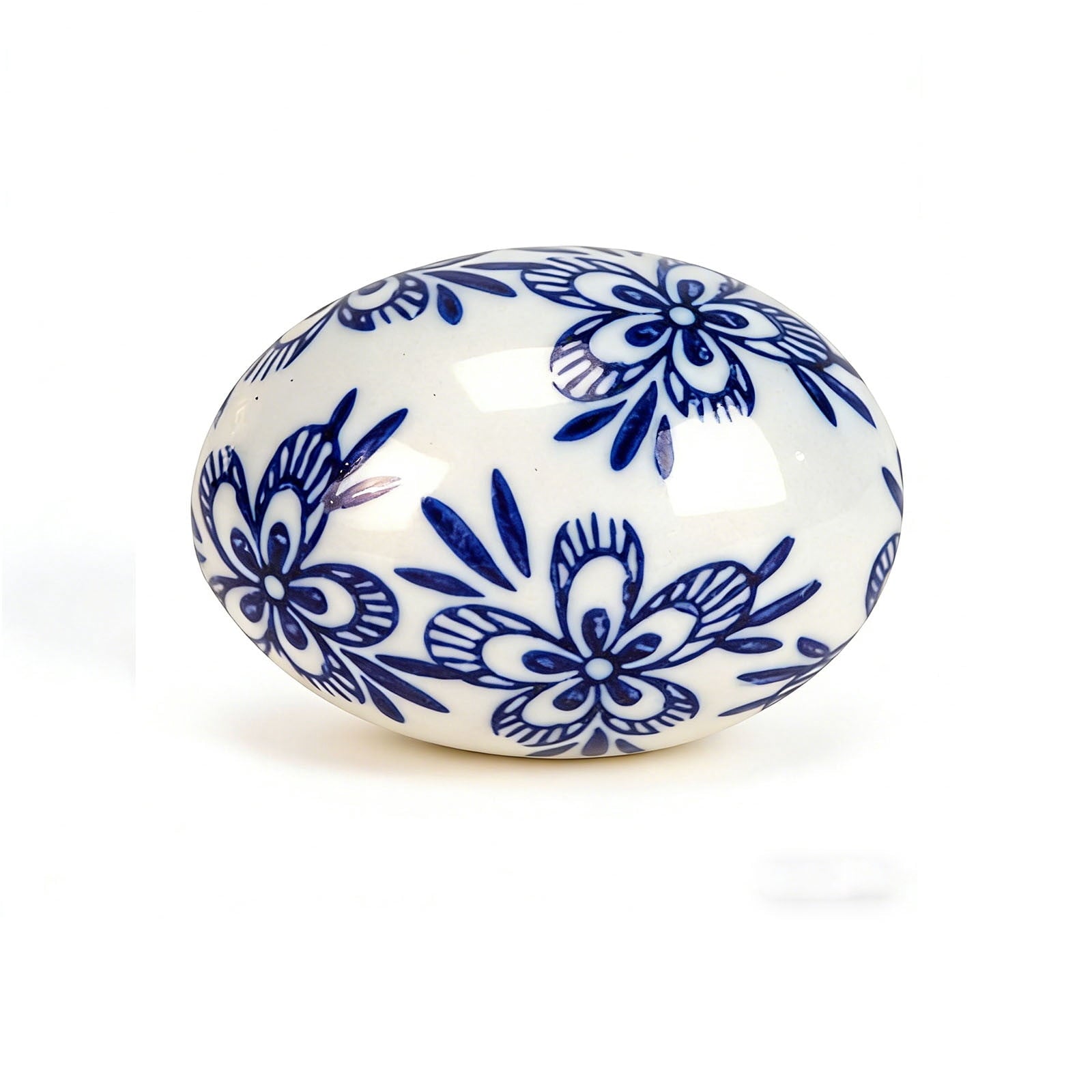 Msgweeeg Easter Eggs Empty Easter Gifts Handcrafted Blue and White Easter Eggs Ornaments Holiday Decorations Accents for Home Or Office Ideal Gifts for Christmas