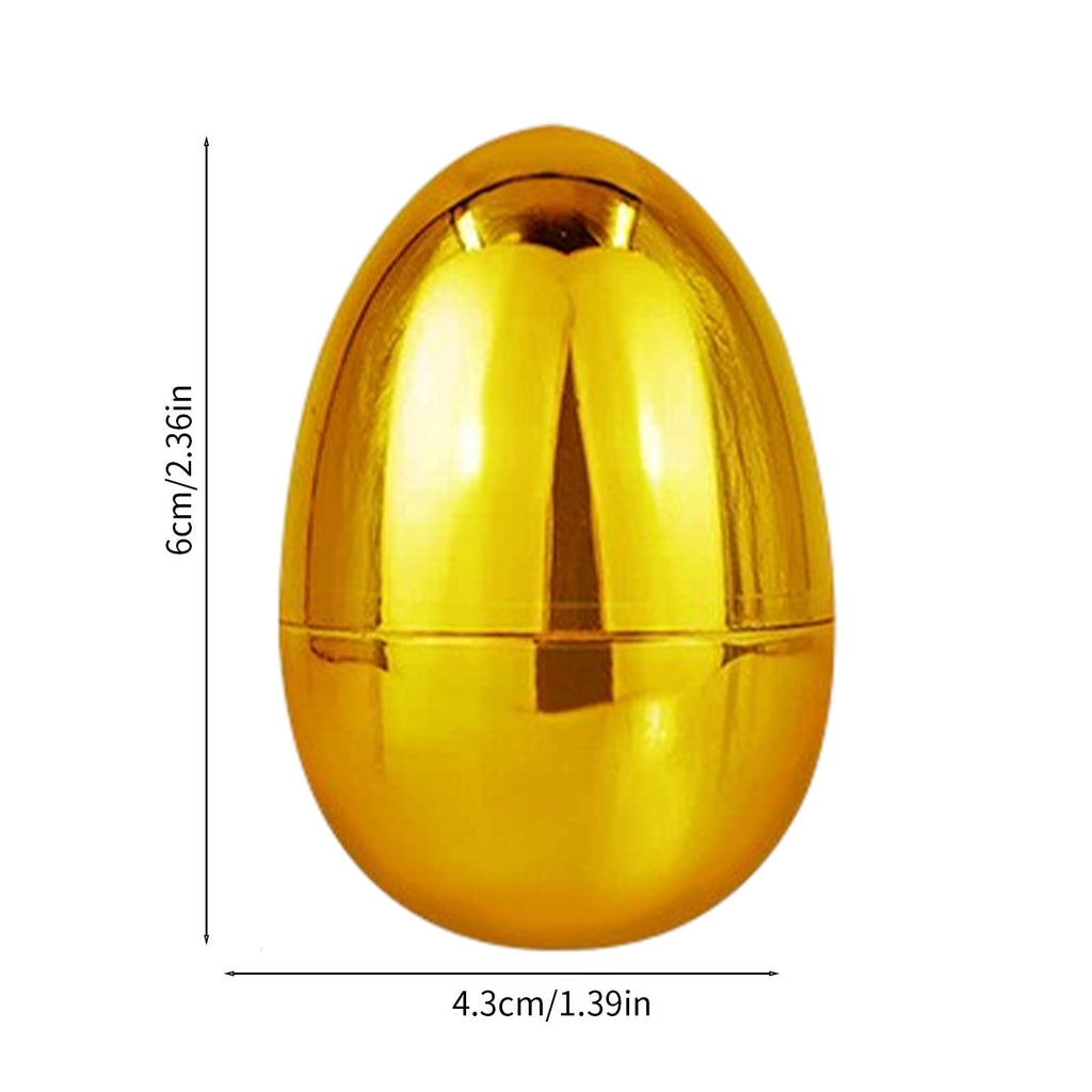 BAOPAI 12 Piece Fillable Plastic Easter Eggs Set for Easter Egg Hunt Games Toddler Toys Basket Stuffers Surprise Treats DIY Party Decoration Favors