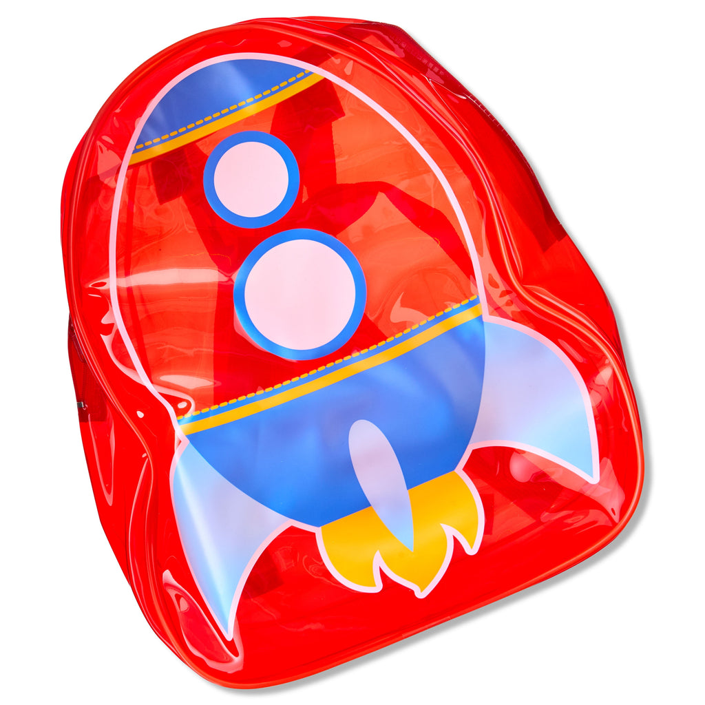 Easter Pre-Filled Boys Rocket Backpack Easter Basket, Brand by Vendor Labeling, Age Group 3&Up