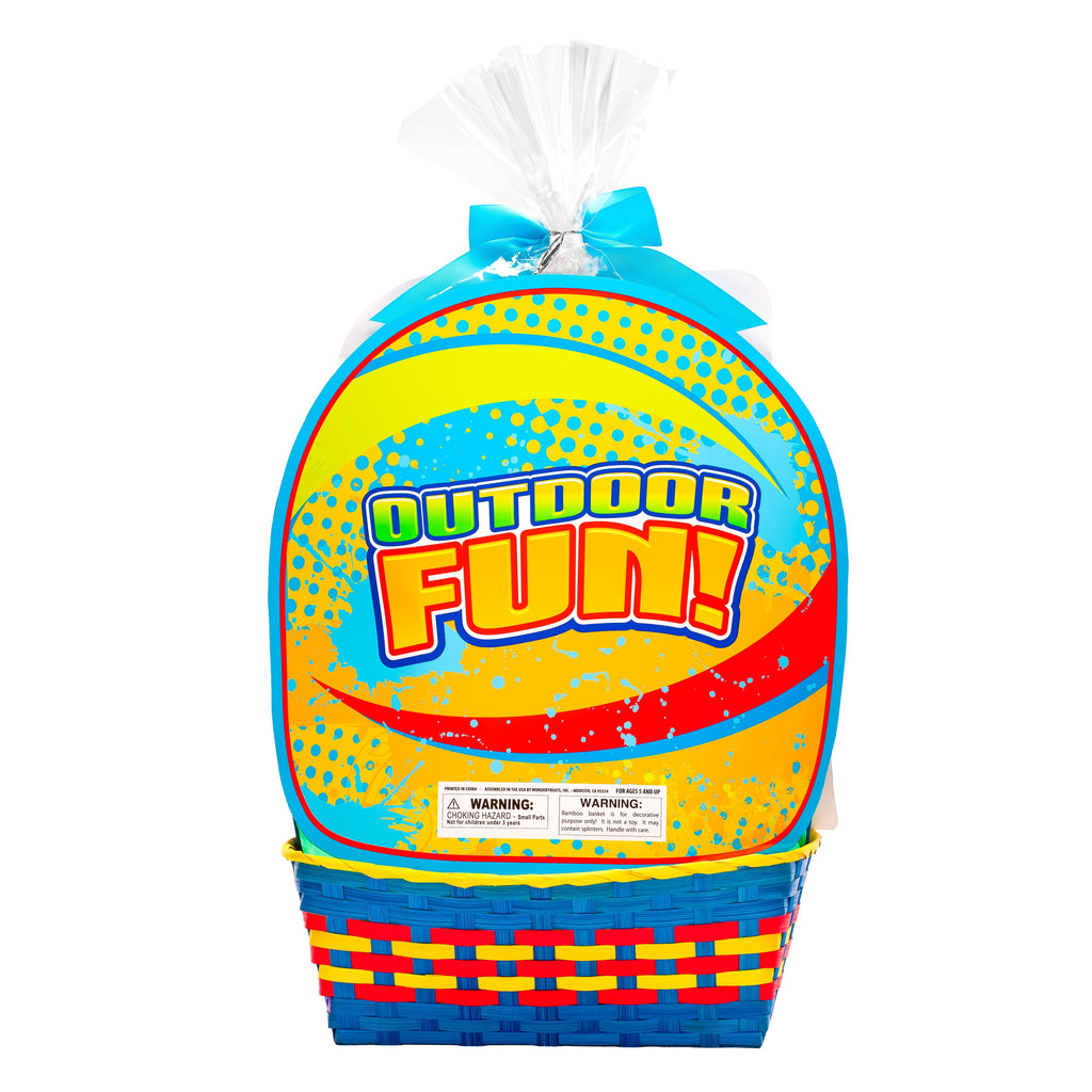 Prefilled Blue Rocket Dart Easter Basket Gift Set, by Wondertreats