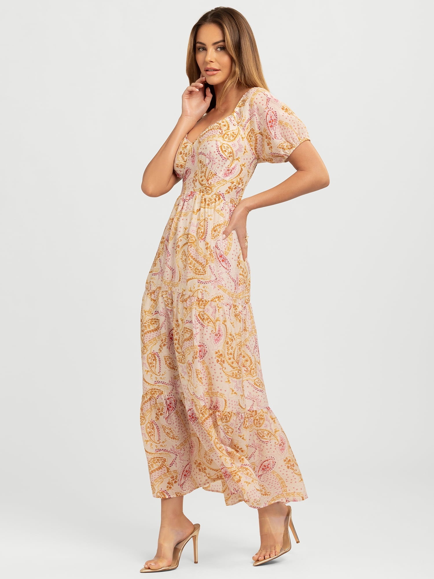Jessica Simpson Women's Emmory Tiered Maxi Dress, Sizes XS-XL