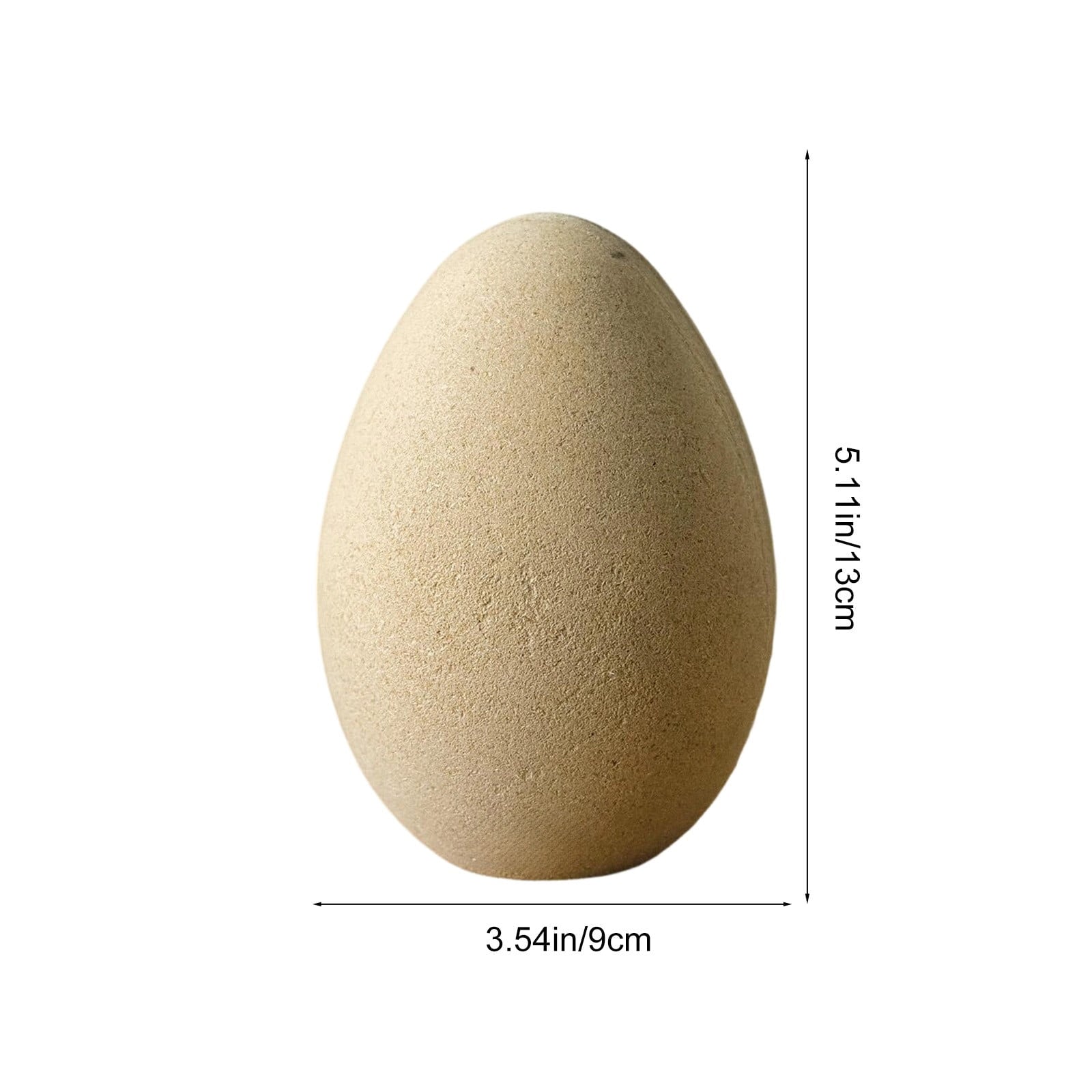 dajkiuy Wooden Fake Eggs, 3.5x5 Inch Faux Eggs for Easter DIY, Crafts and Easter Decorations, Unfinished Wood Egg for Decorating, Painting