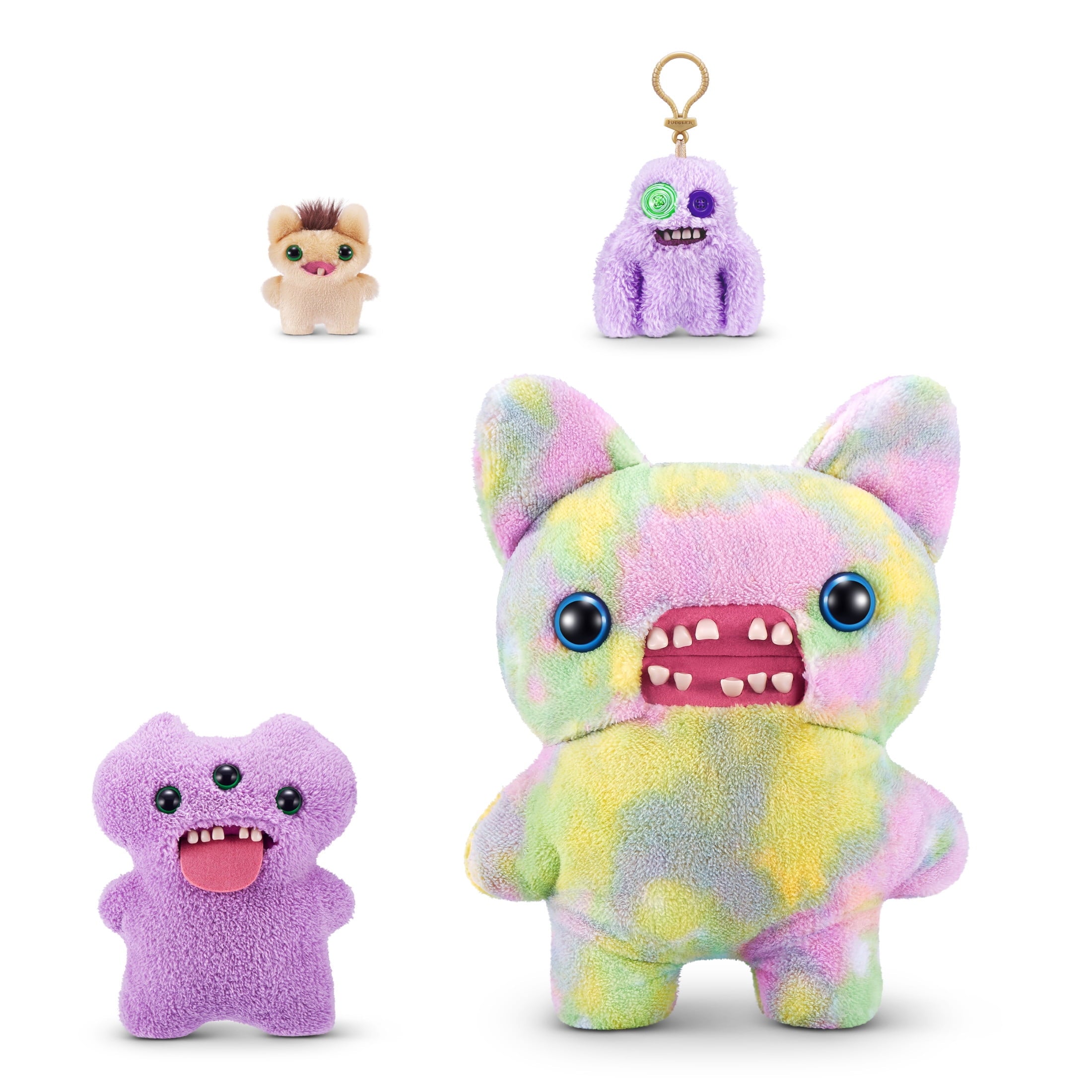 Fuggler Baby Fuggs 3.5 inch (Screech) Soft Plush, Ugly Monster Stuffed Animal Toy by ZURU