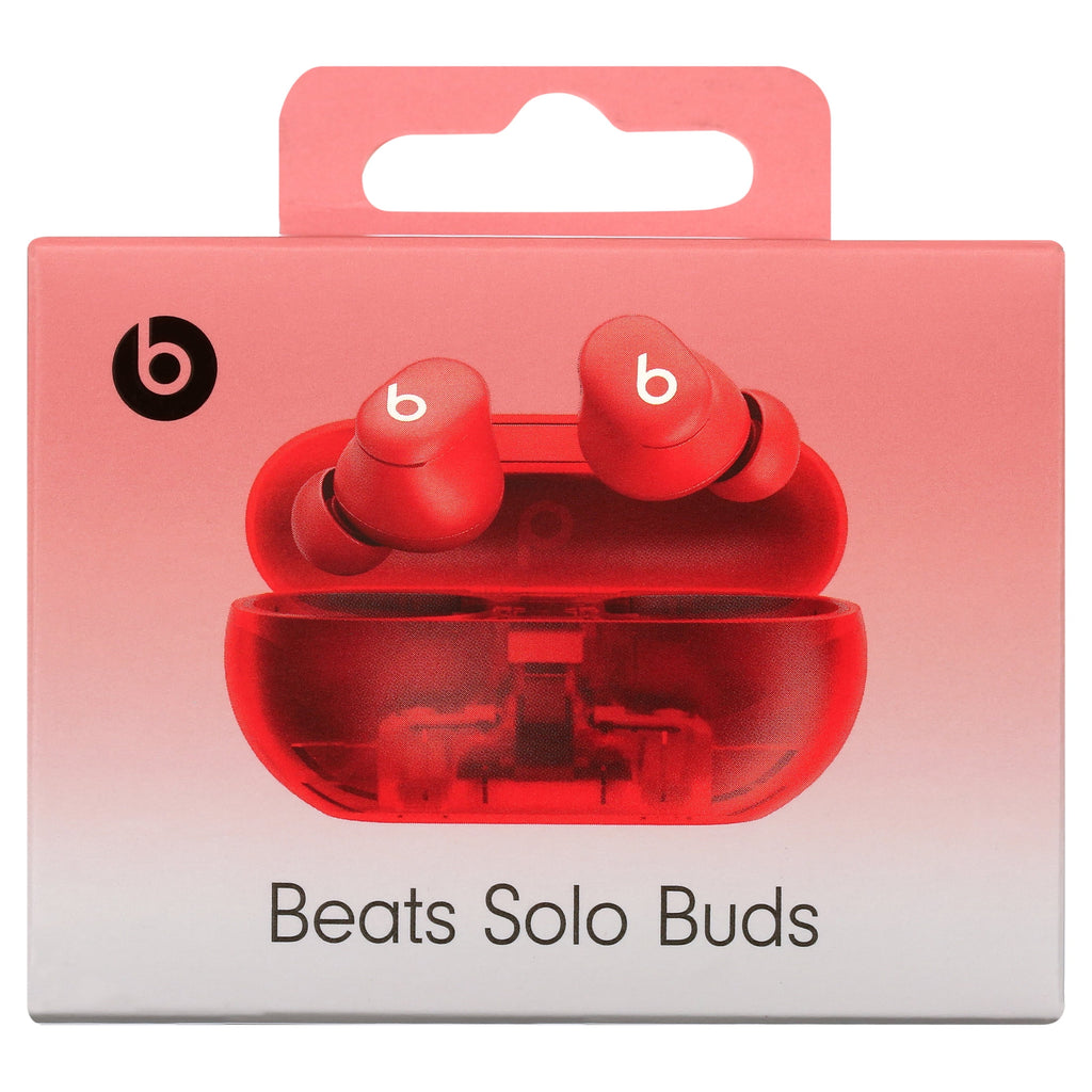 Beats Solo Buds - True Wireless Earbuds - Transparent Red