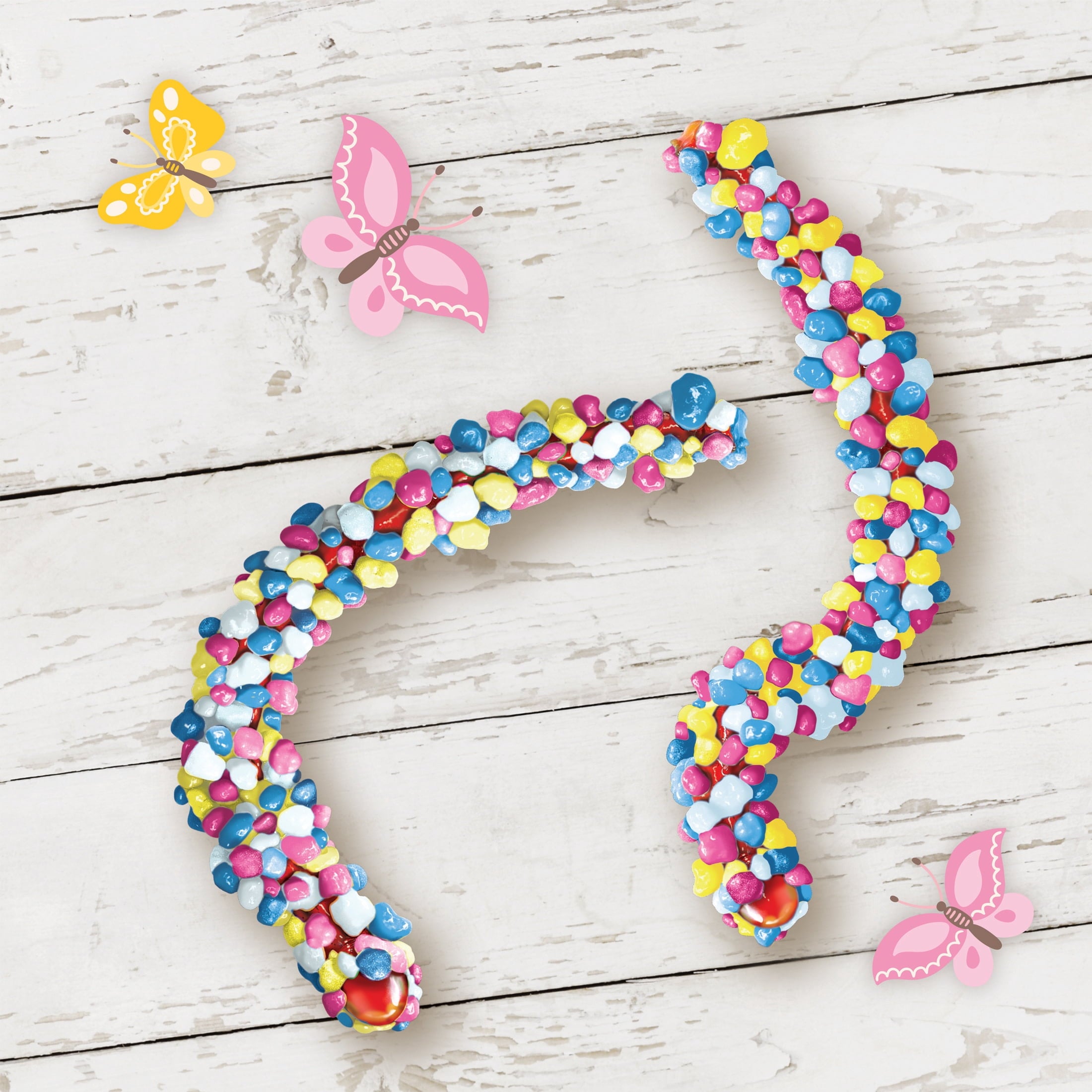Nerds Hoppin' Rope, Crunchy and Gummy, Springtime Easter Candy, 0.92 oz