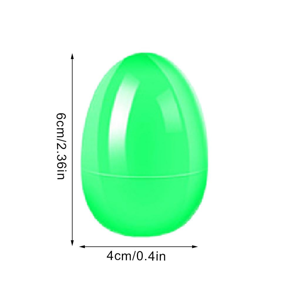 NOVELAR Assorted Color Plastic Easter Eggs, 2.36 in Long, Lightweight for Easy Handling, Ideal for Filling with Candy and Small Gifts for Celebrations