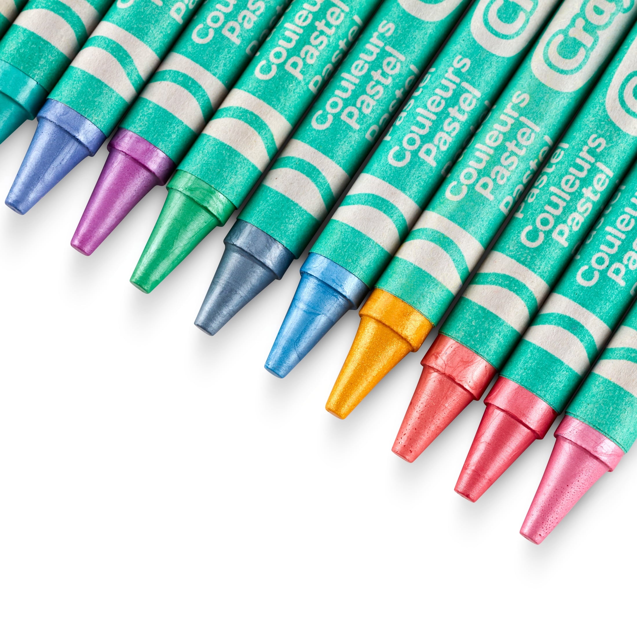 (3 pack) Crayola 24 Ct Pastel Crayons, School Supplies, Art Supplies, Creative Gifts for Kids Ages 3+