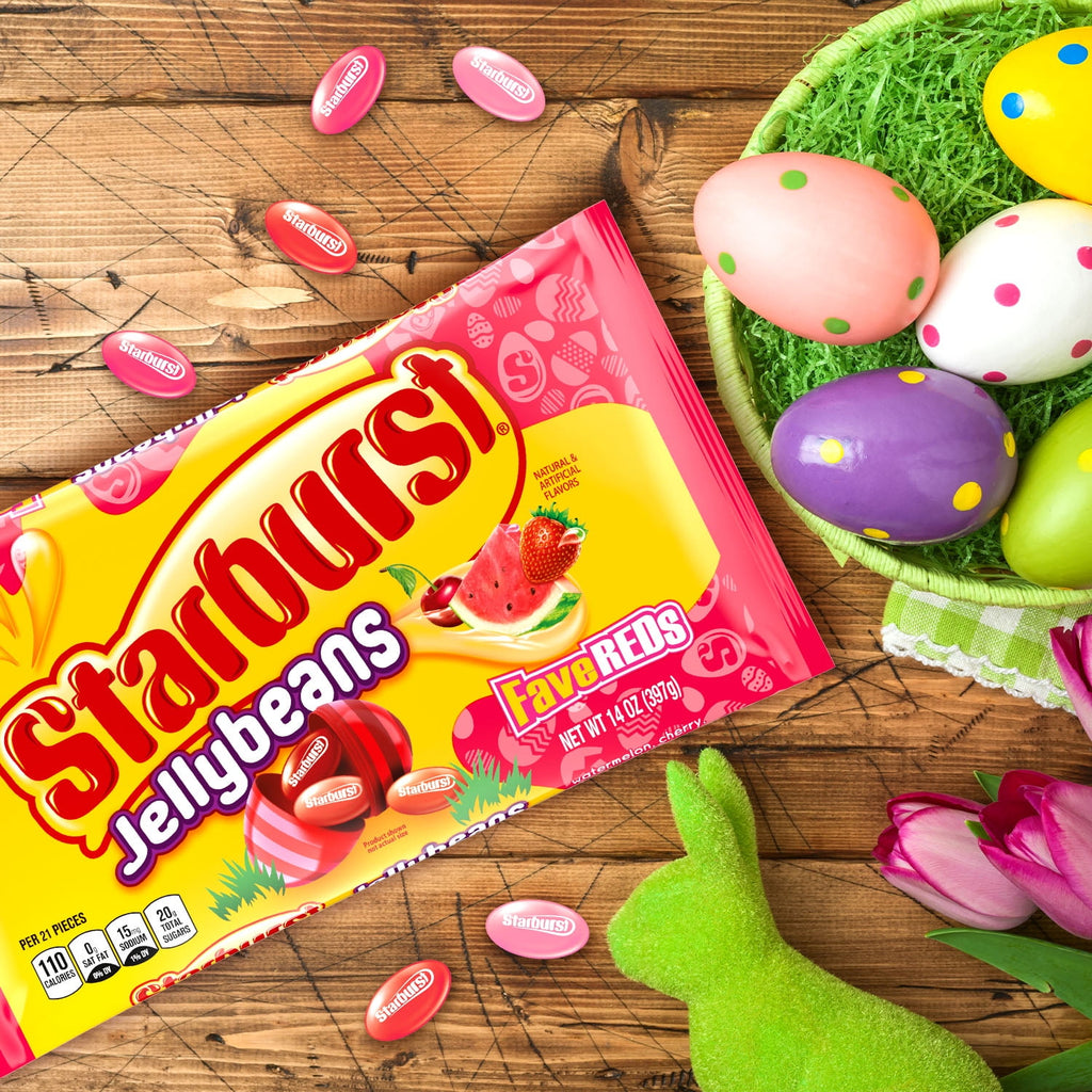 Starburst FaveREDs Jelly Beans Chewy Candy - 14 oz
