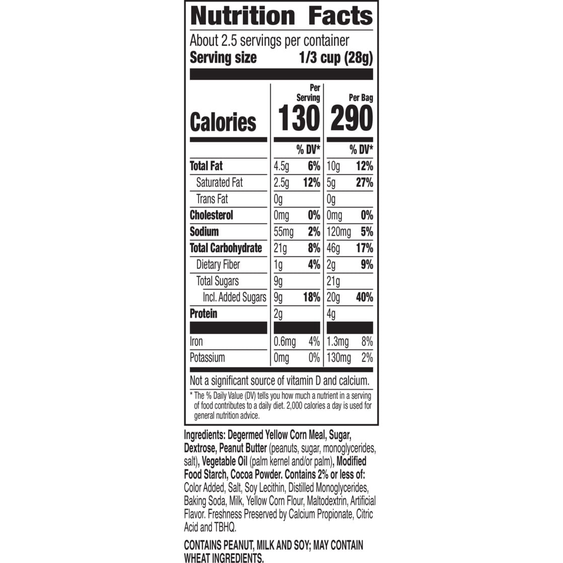 Chex Mix Muddy Buddies, Peanut Butter & Chocolate Coated Chex Snack, 2.25 oz