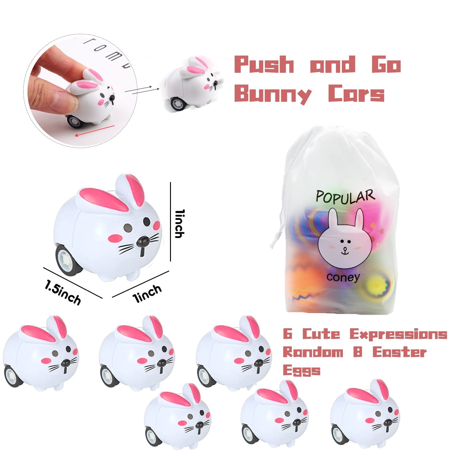 Filled Easter Eggs Easter Gift Easter Party Supplies Easter Basket Stuffers for Toddlers  Prefilled Easter Eggs