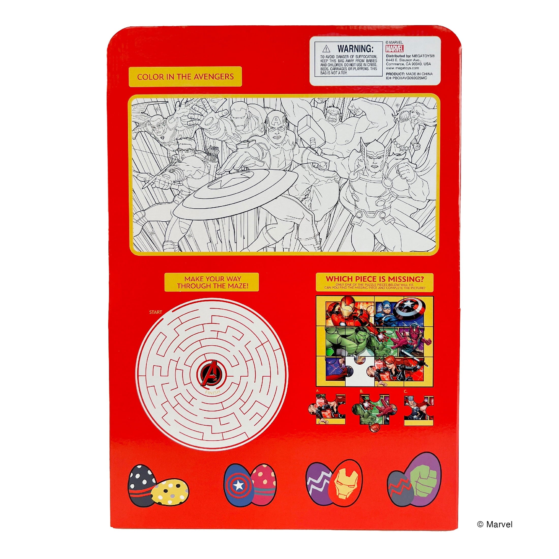 Avengers Tote Bag Prefilled Gift Set