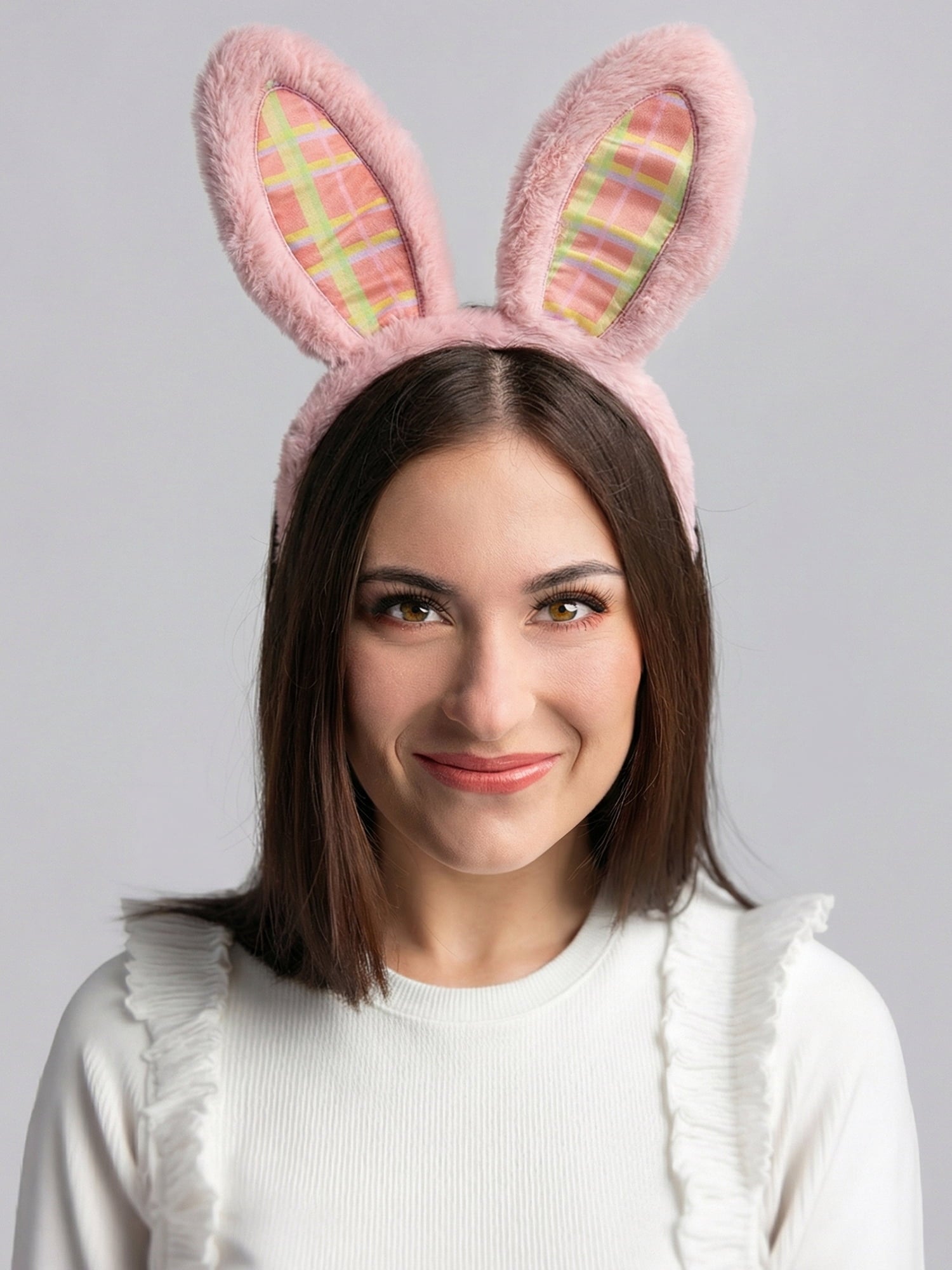 Way to Celebrate Easter Multicolor Bunny Ears Headband, 1 Piece