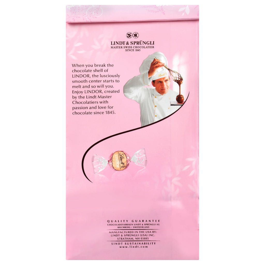 Lindt LINDOR Easter Neapolitan White Chocolate Candy Truffles, Easter Gifting, 5.1 oz. Bag