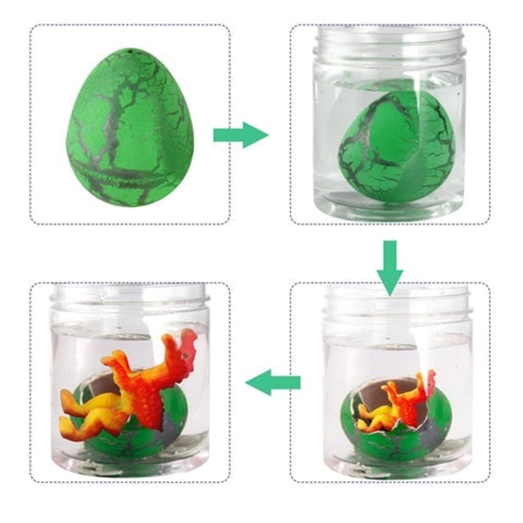 Yyuenw 60 Pcs Dinosaur Eggs Easter Gifts Hatching Dinosaur Egg Grow in Water Easter Basket Stuffers Filler for Kids Toddlers Boys Girls Indoor Outdoor Easter Hunt, Classroom Prize Supplies Toy