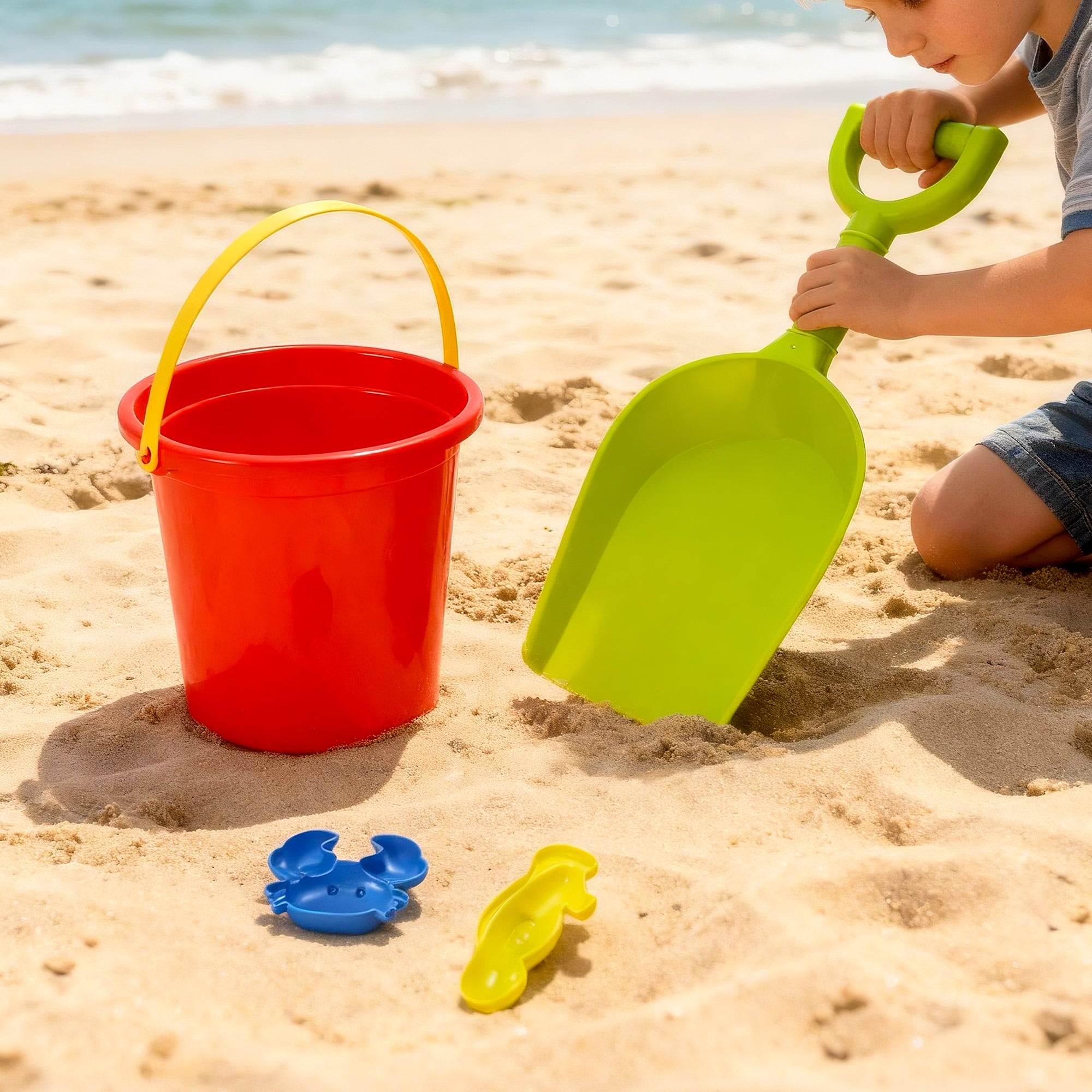 Easter Pre-Filled Boys Beach Pail Easter Basket, Brand By Vendor Labeling