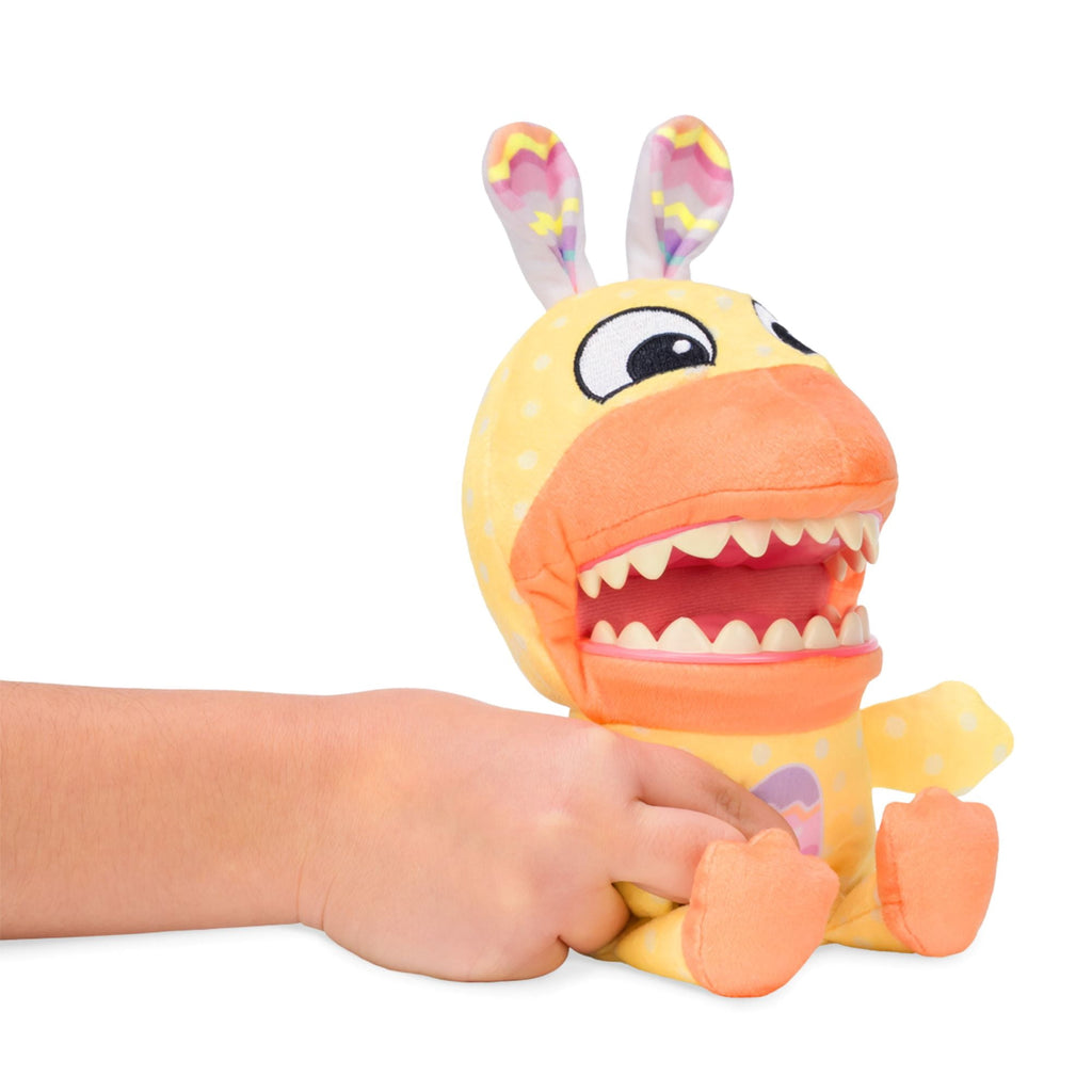 Chatter Chompers Easter Duck Plush 6.5", Interactive Collectible Toy, Funny Sound Effects, Ages 3+