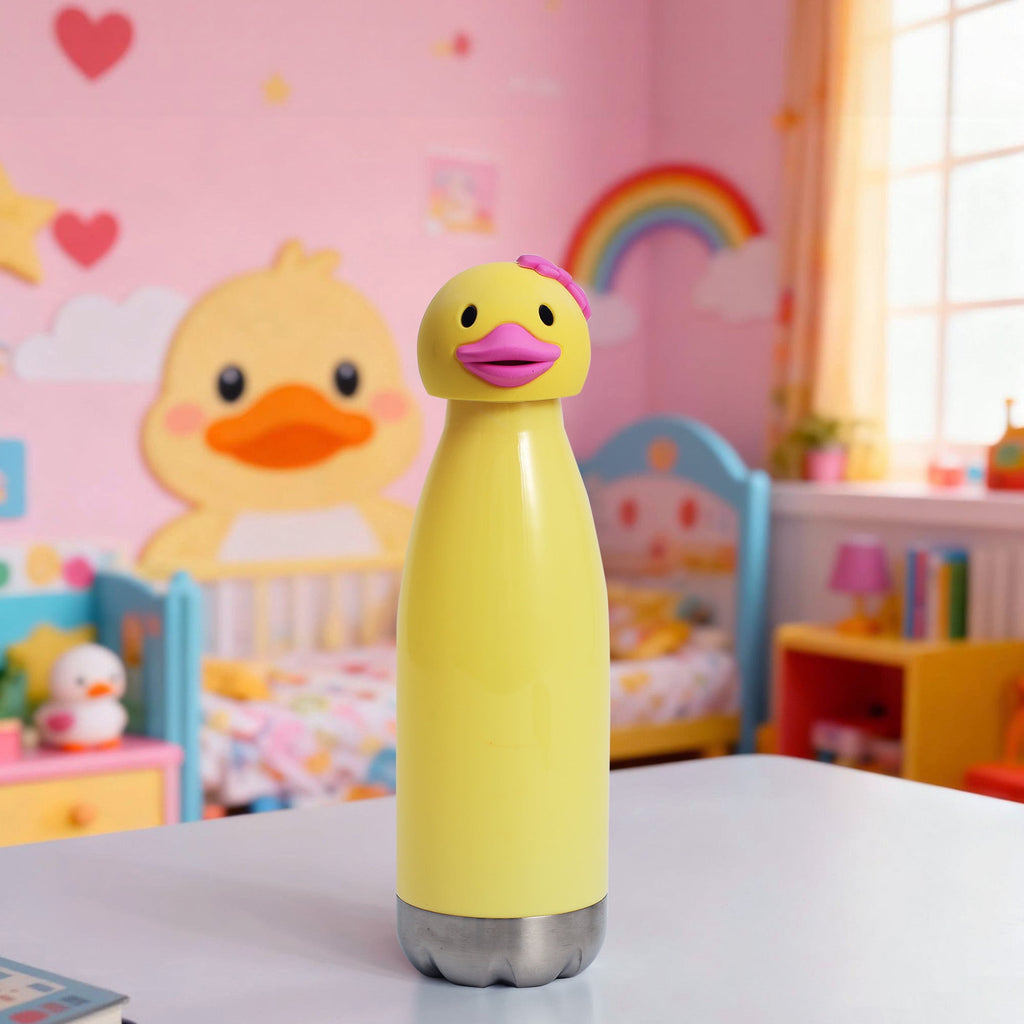 Plastic Duck Sport Bottle, Yellow, 18 fl oz, Easter by Way To Celebrate