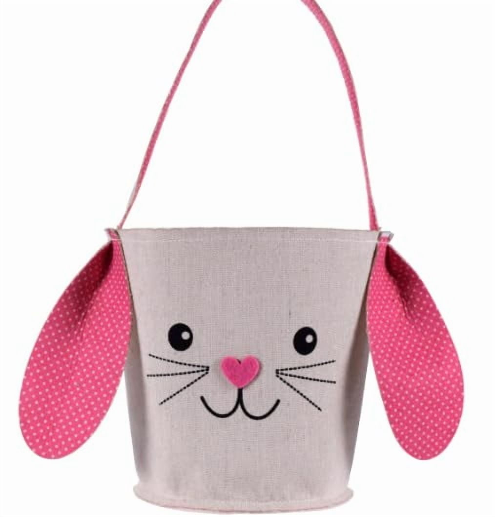 Easter Gift Basket for Kids, Candy Filled Eggs, Bunny Basket, Chocolate Candy, Pink Themed
