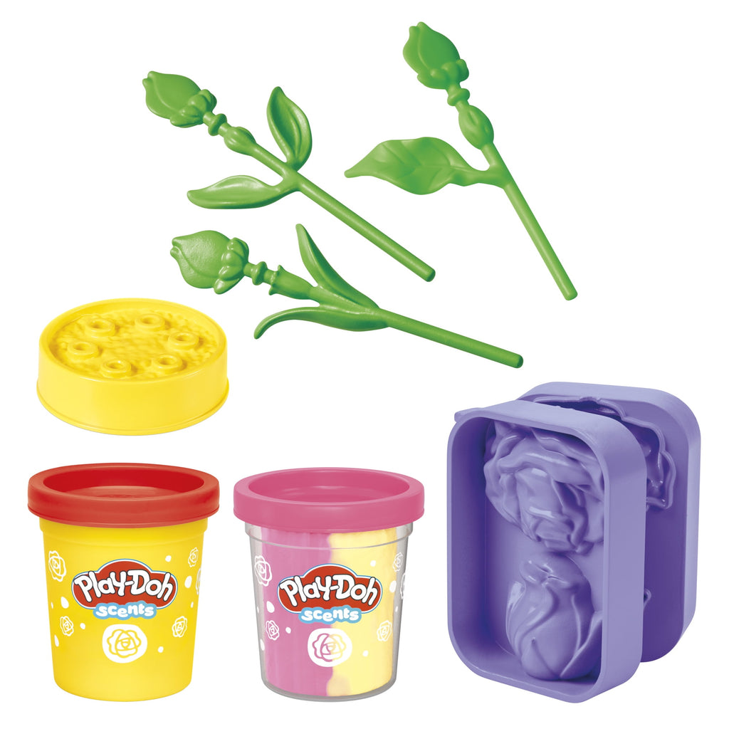 Play-Doh Lil Roses Playset, Scented, Kids Arts & Crafts, Flower Toys for Girls & Boys 3+