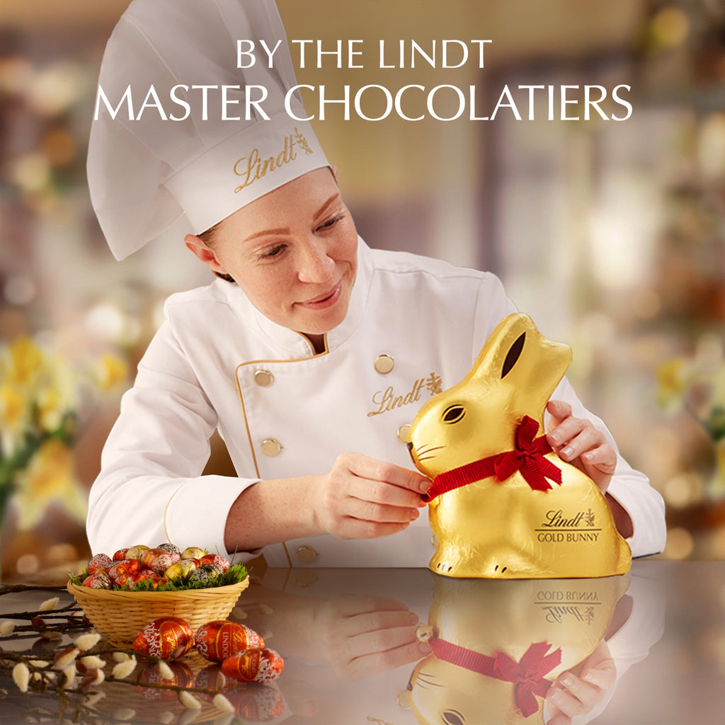 Lindt Gold Bunny, Milk Chocolate, Easter Chocolate Candy Bunny, 3.5 oz, 1 Count