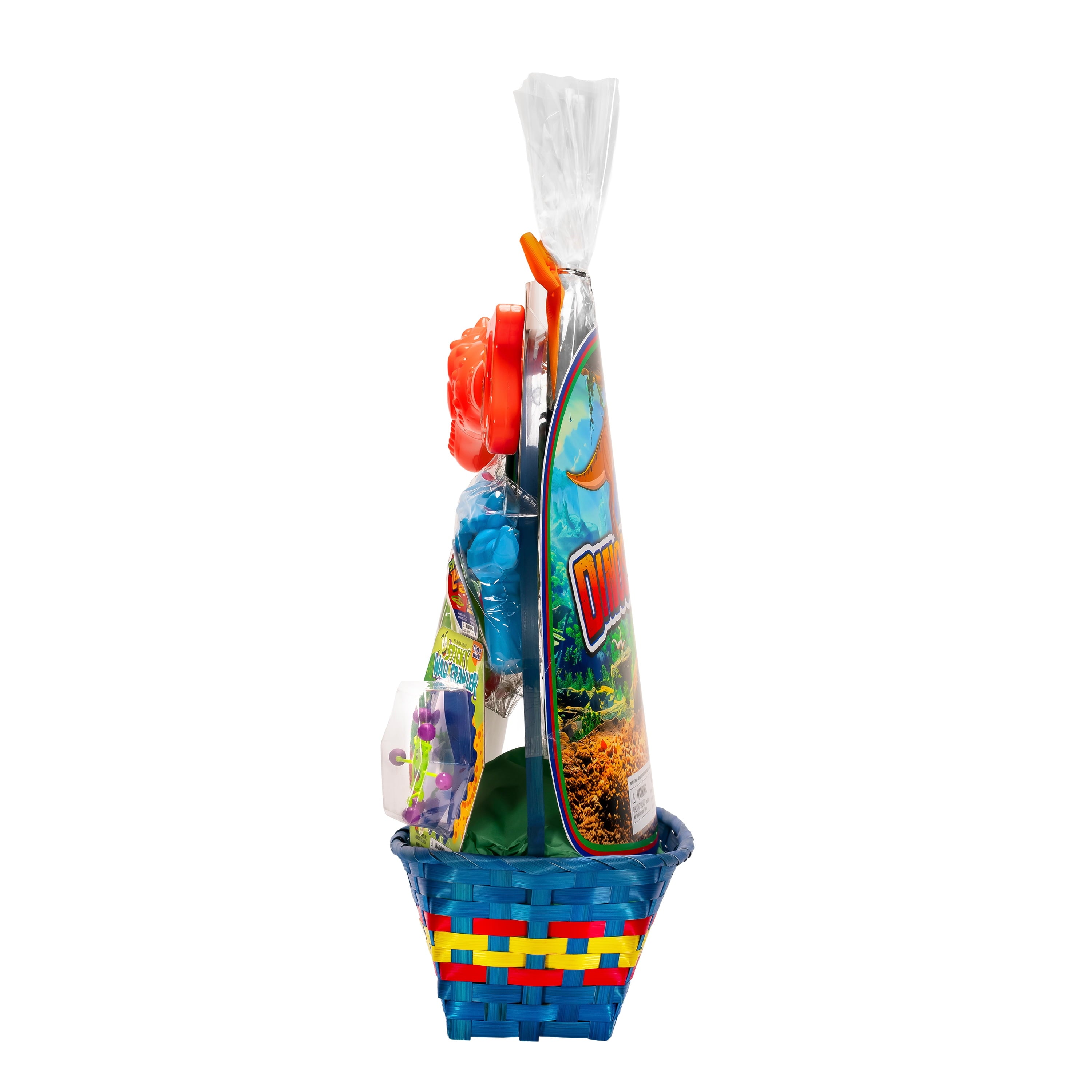 Prefilled Dino Action Toys Easter Basket Gift Set, by Wondertreats