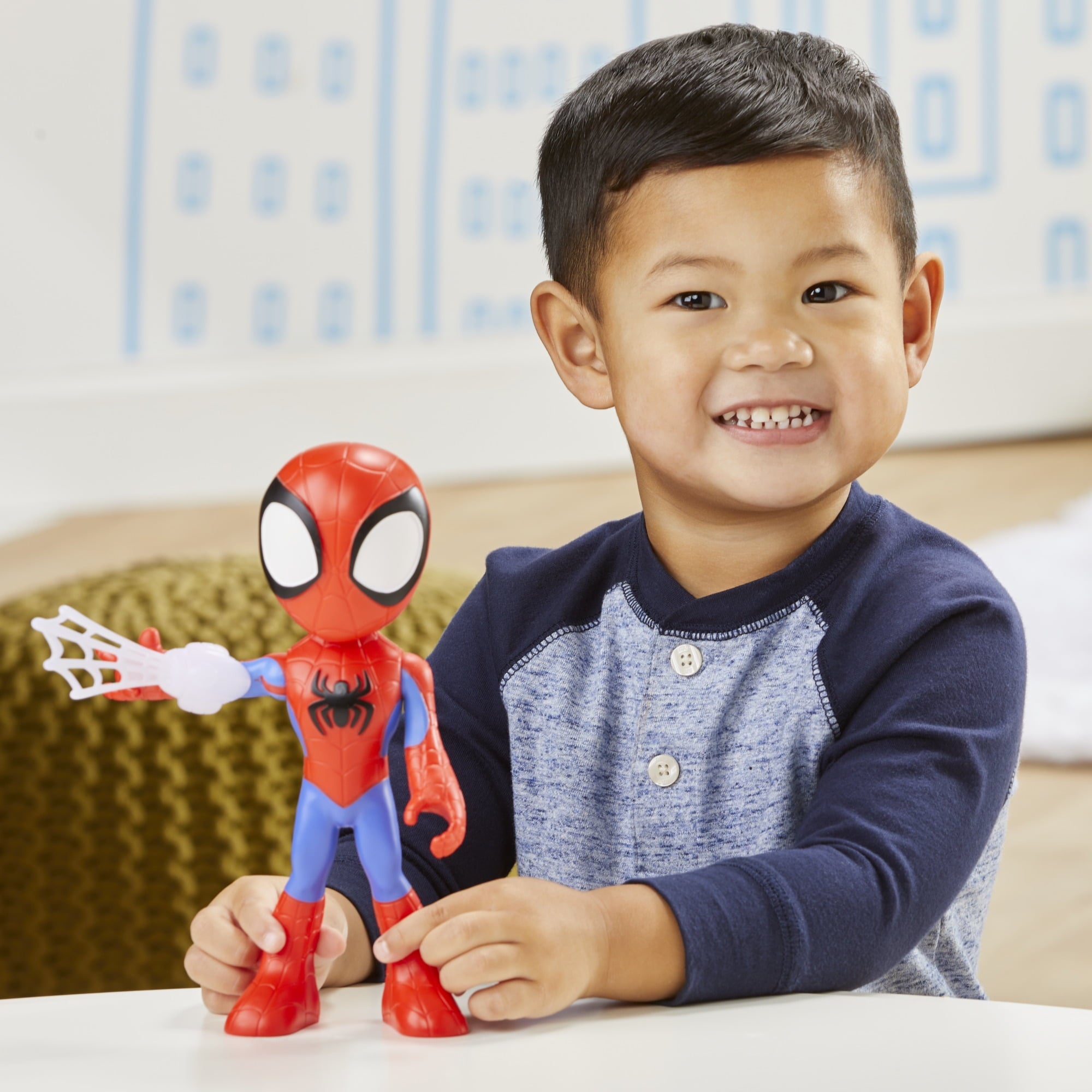 Marvel Spidey and His Amazing Friends Supersized Spidey Action Figure, Super Hero Toy