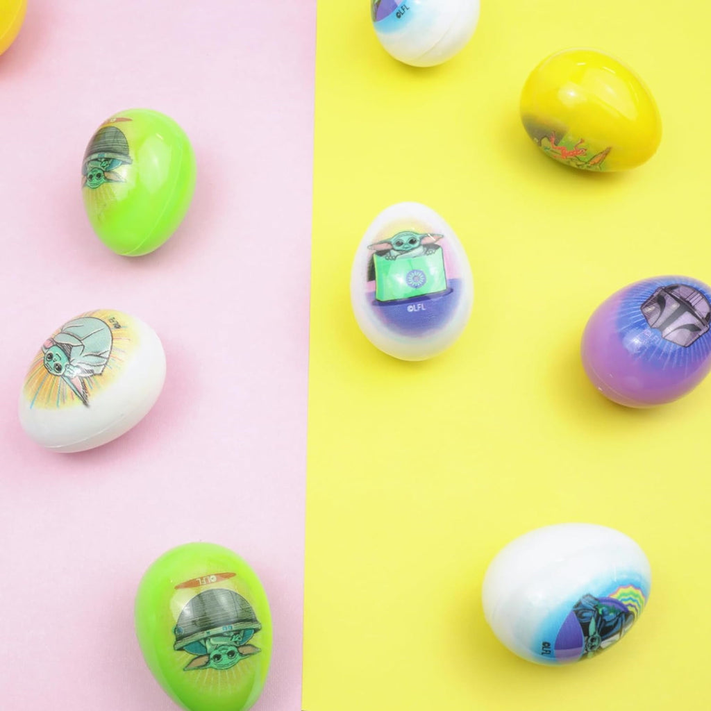 Star Wars Pre-Filled Printed Easter Eggs, Easter Egg Hunt Candy, Pack of 2, 2.74 Ounces per Box