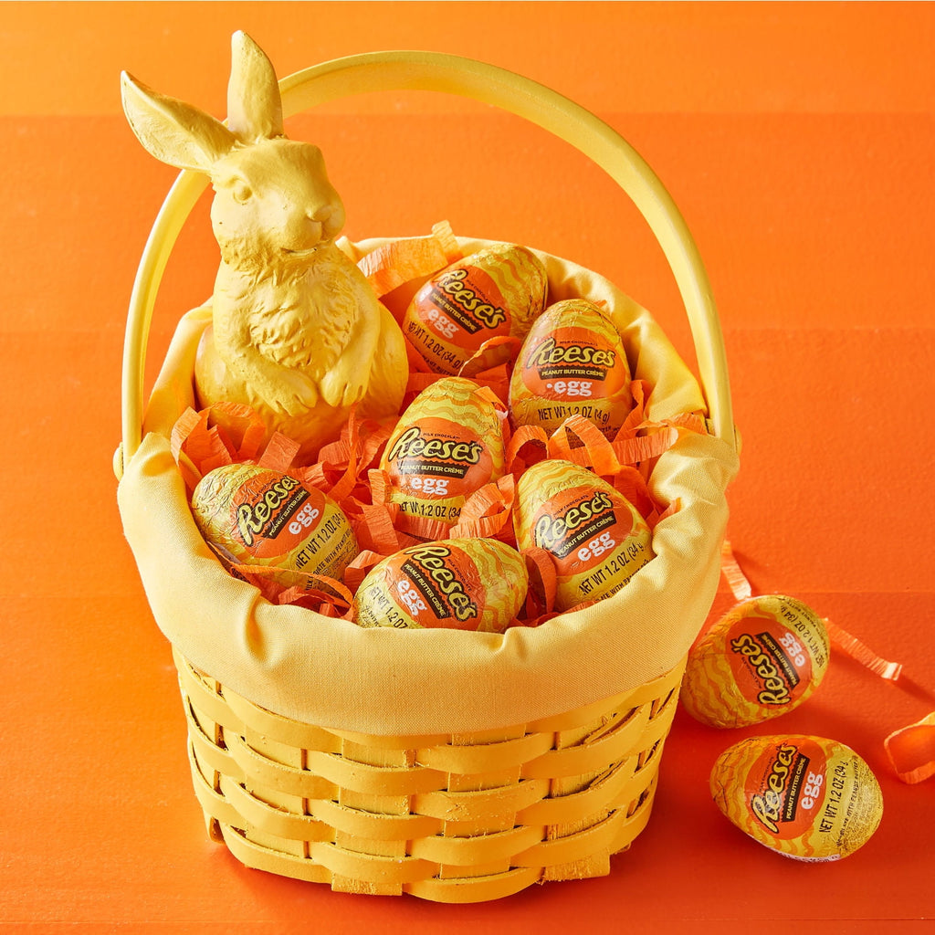 Reese's Milk Chocolate Peanut Butter Creme Eggs Easter Candy, Box 1.2 oz, 5 Pieces