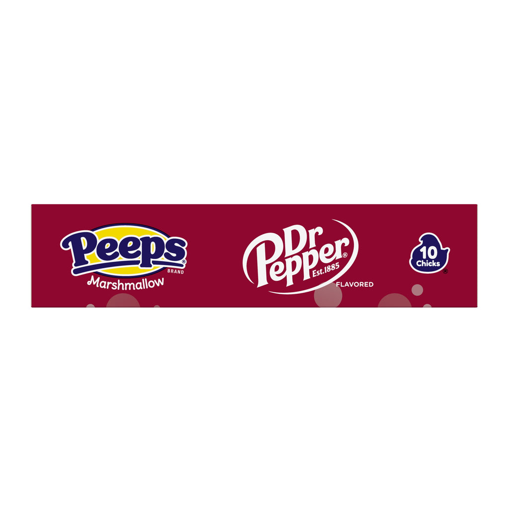 PEEPS, Dr Pepper Flavored Marshmallow Chicks, Easter Candy, 10ct (3.0oz)