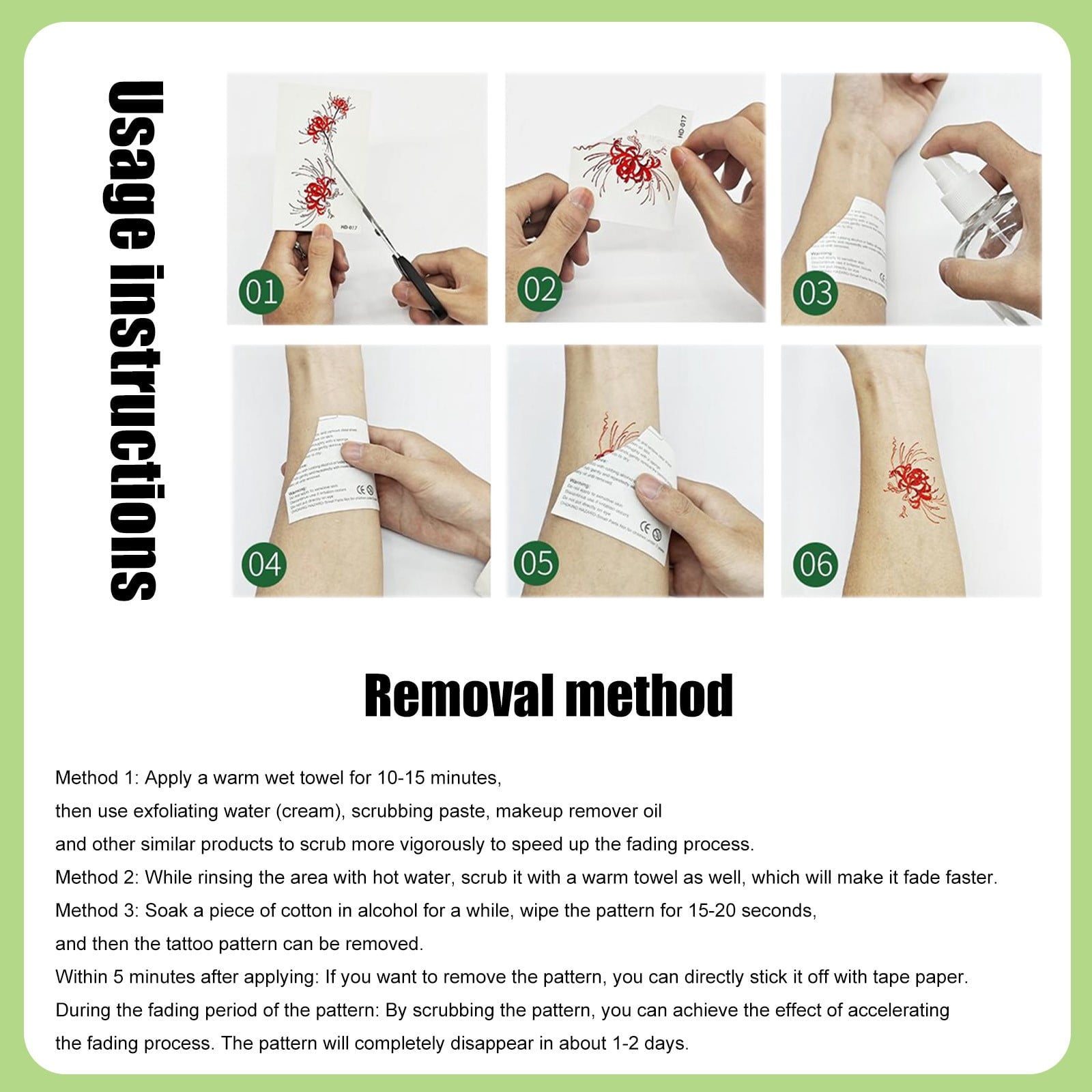 Glow In The Dark Easter Temporary Tattoos For Kids, Bunny Egg Waterproof Sweatproof, Safe Non-Irritating, Easy Apply & Remove, for Easter Egg Hunt Party Favors Basket Fillers Classroom Activities