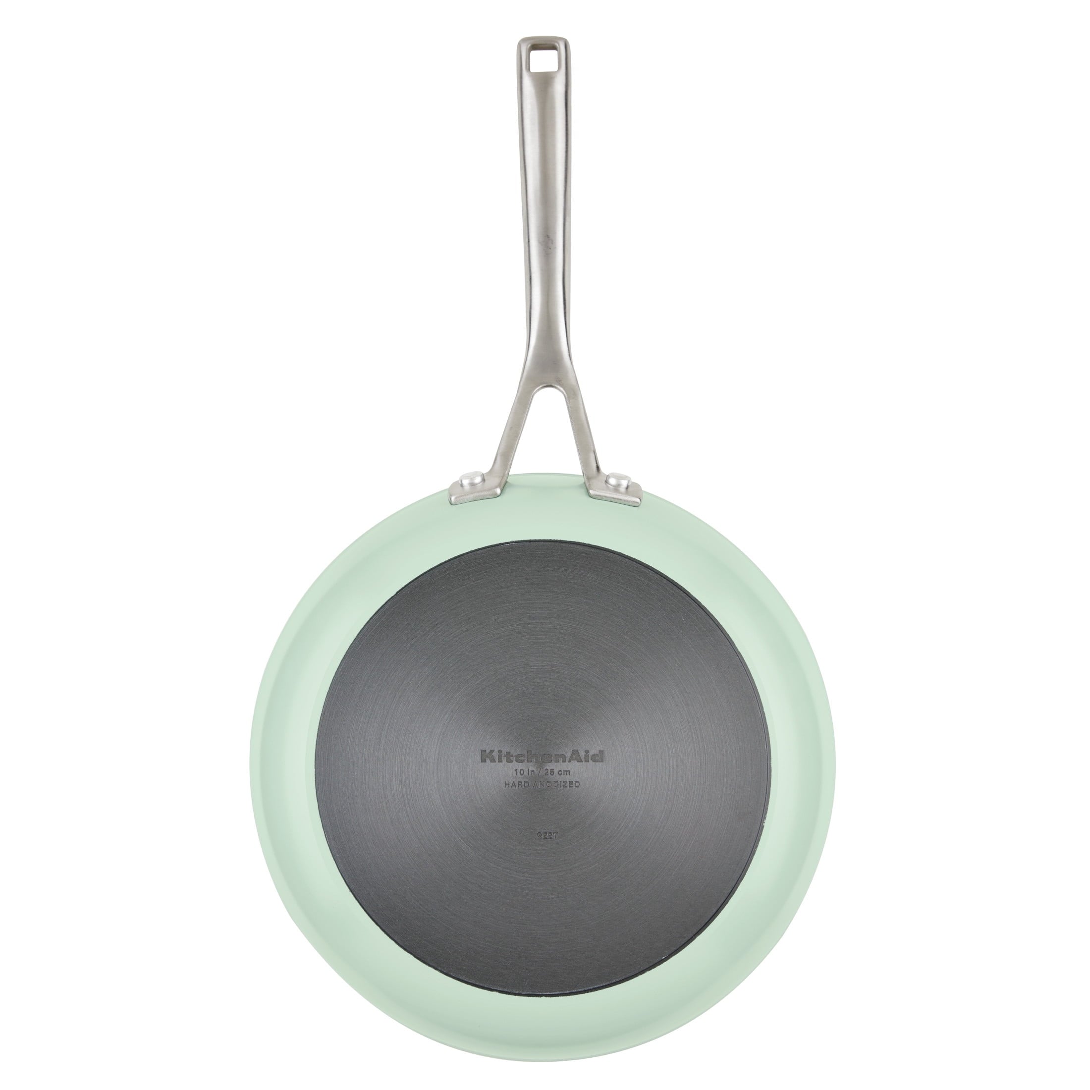 KitchenAid Hard Anodized 10 Pcs Ceramic Nonstick Cookware Pots and Pans Set, Oven Safe to 500°F, Pistachio