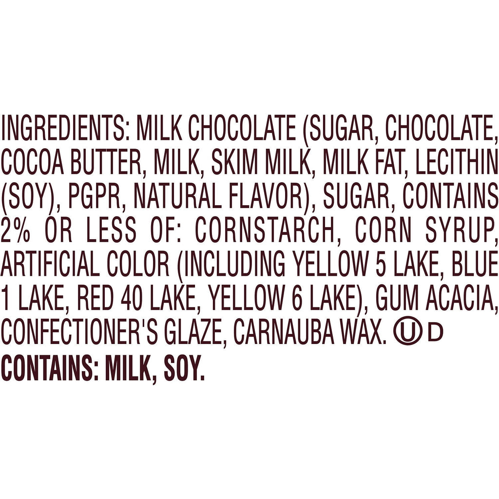 HERSHEY'S Candy Coated Milk Chocolate Eggs, Easter Candy Bag, 9 oz